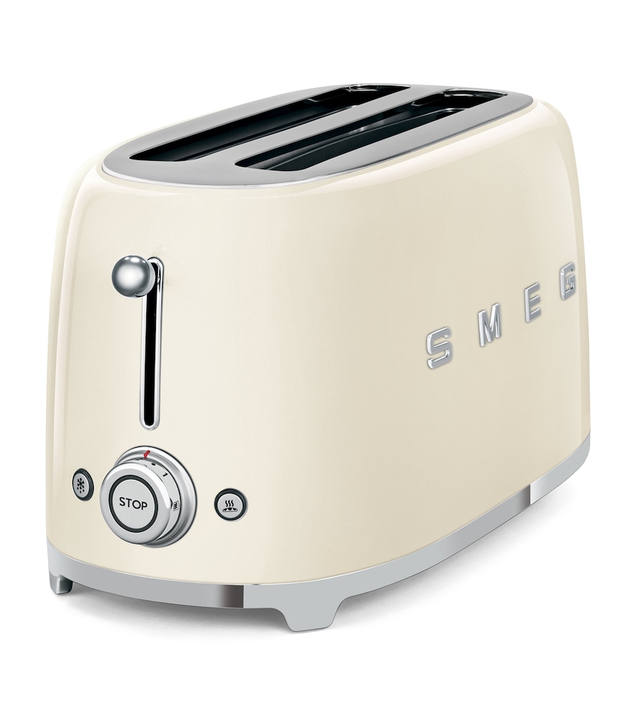 Smeg Long Slice Sourdough Toaster (2 Slots) Cream Image 2