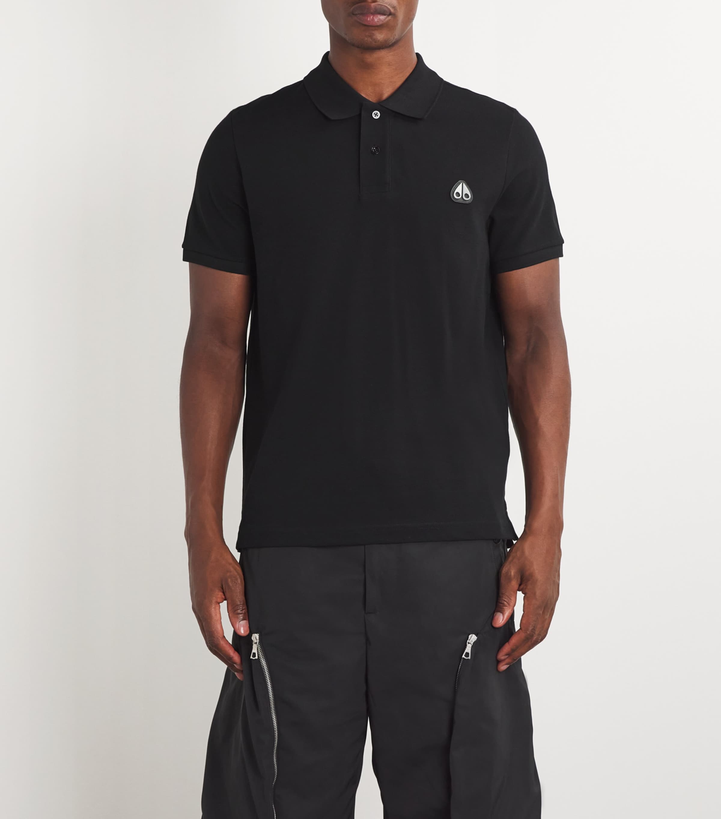 ★関税込★MOOSE KNUCKLES★LOGO POLO SHIRT★ Moose Knuckles Logo Polo Shirt | Harrods UK