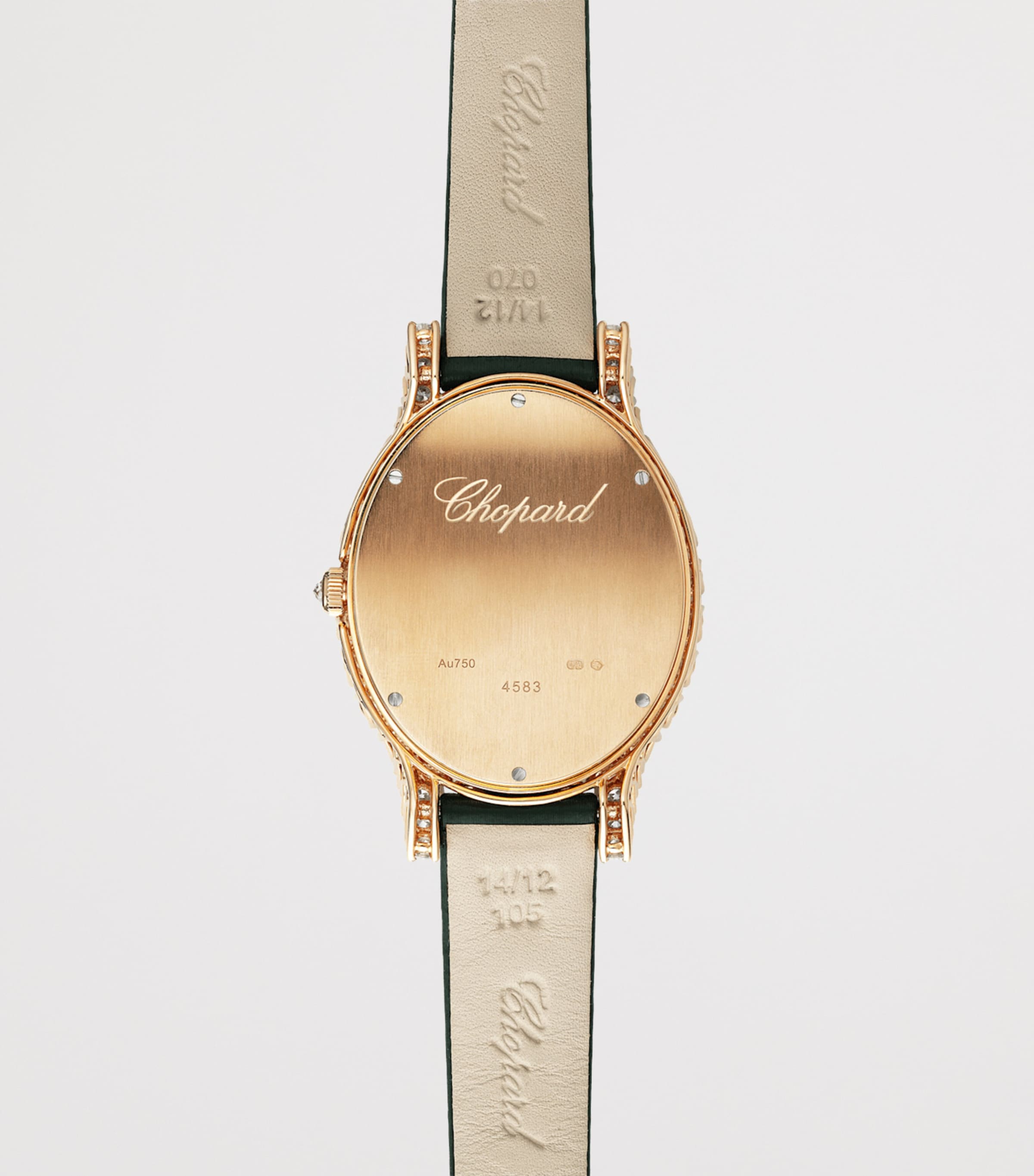 Medium Rose Gold and Diamond Heure du Diamant Oval Watch 18K ROSE GOLD Image 2