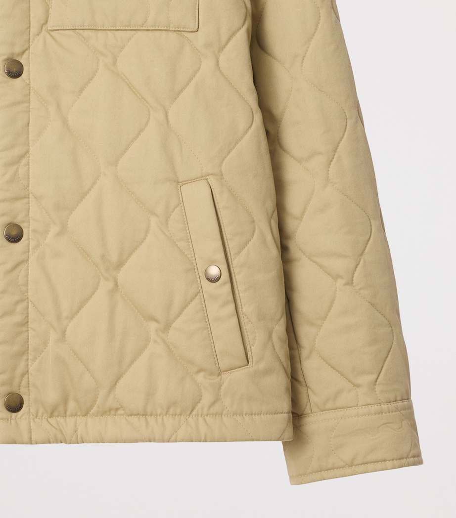 Gabardine Quilted Overshirt HAMPER Image 6