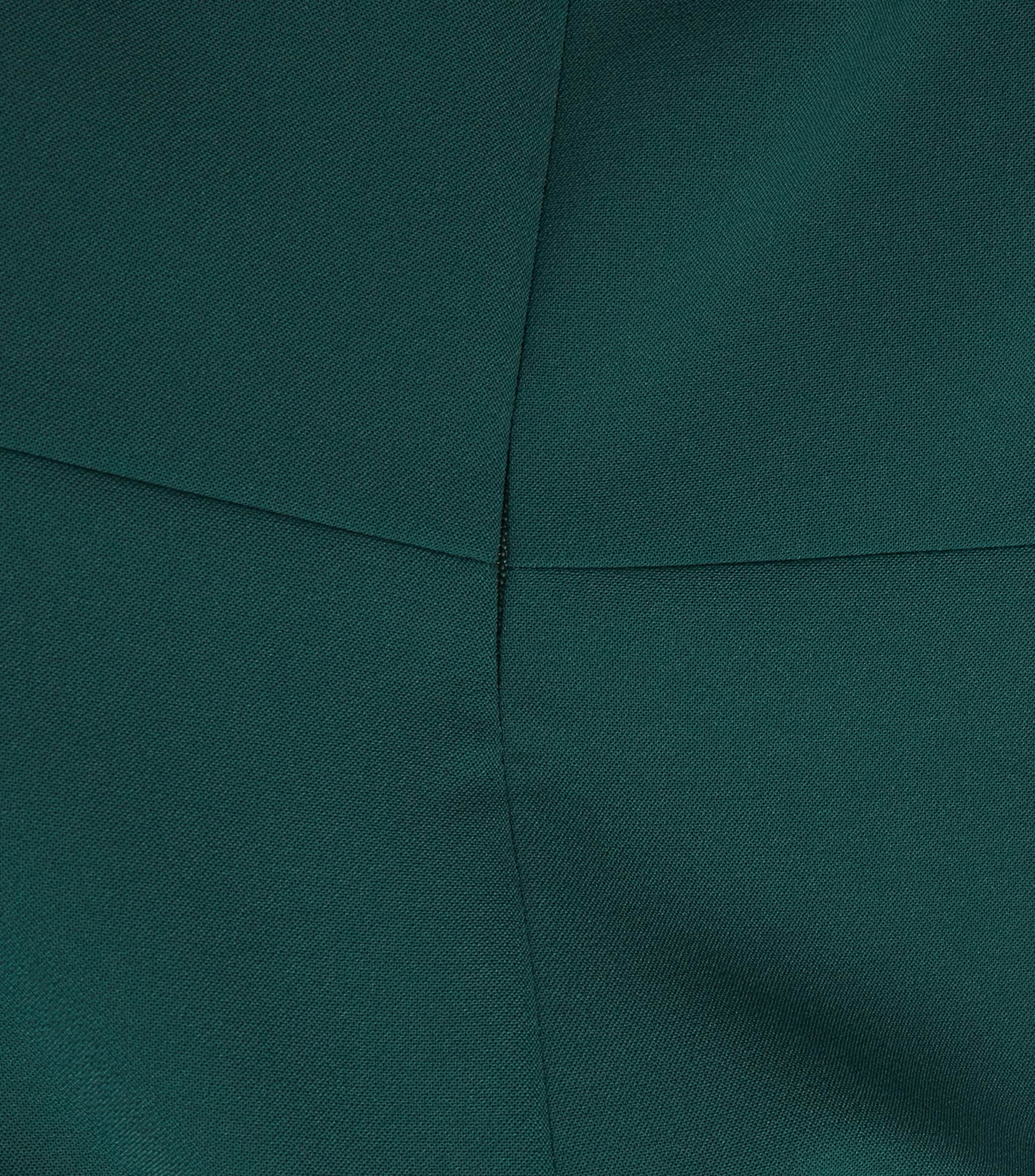 Crepe Draped Off-The-Shoulder Gown 034 PINE GREEN Image 5