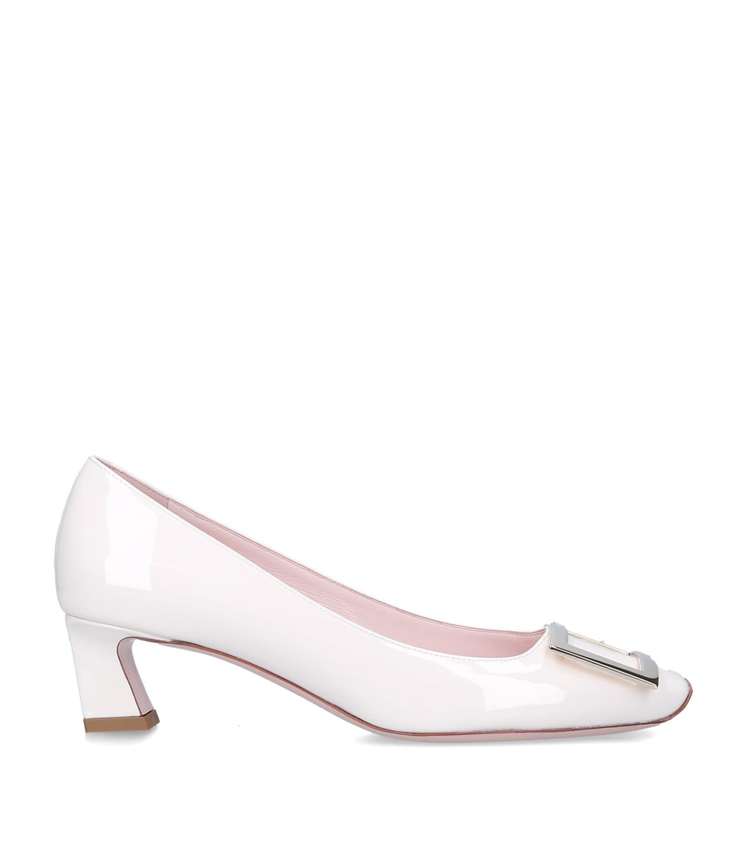 Roger Vivier Patent Decolleté Belle Vivier Pumps 45 | Harrods US