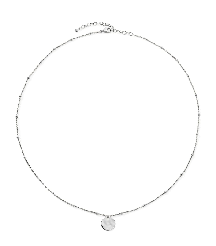 Sterling Silver Siren Muse Disc Chain Necklace STERLING SILVER Image 1