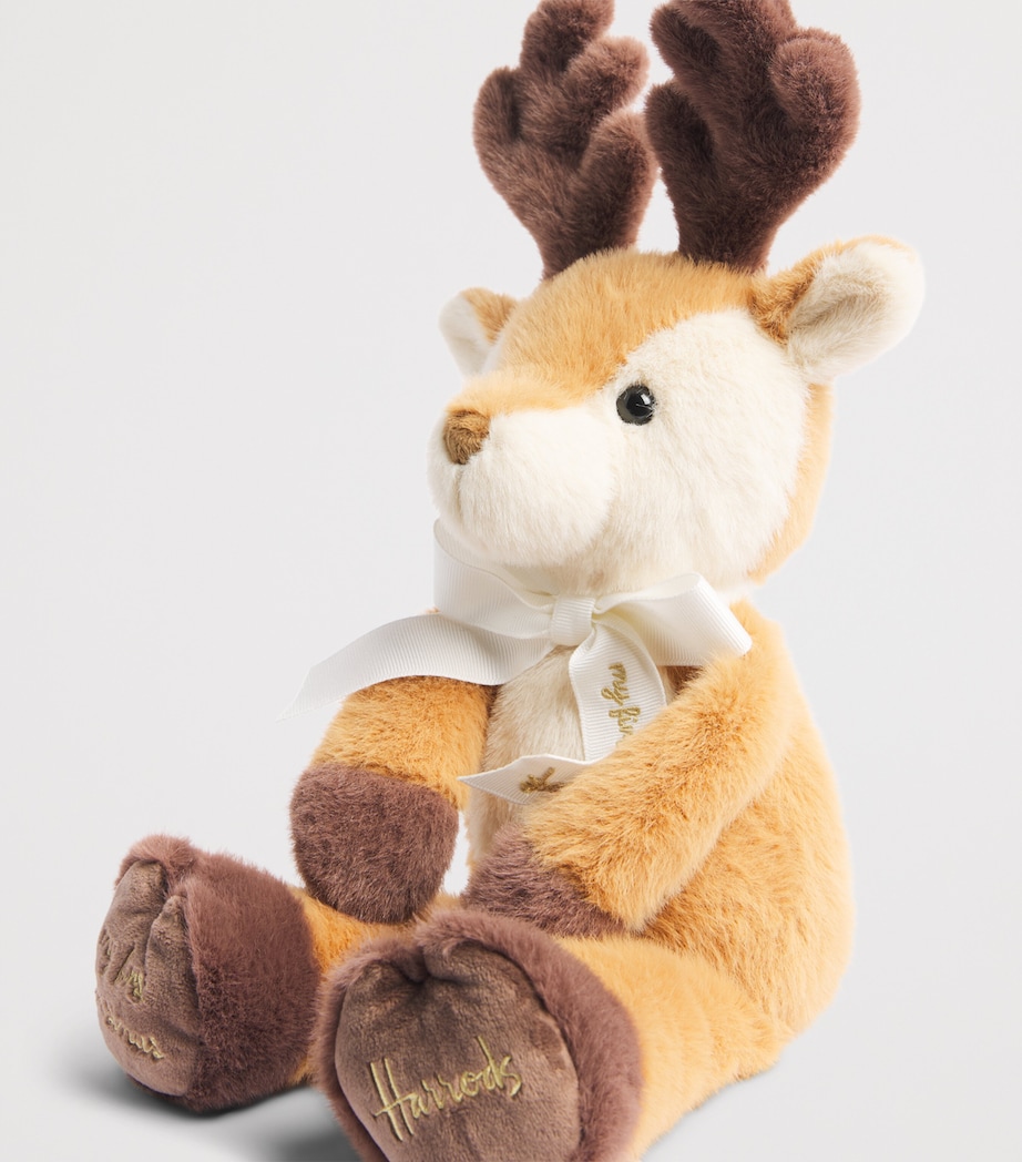 Harrods My First Christmas Reindeer Soft Toy (44cm) Image 2