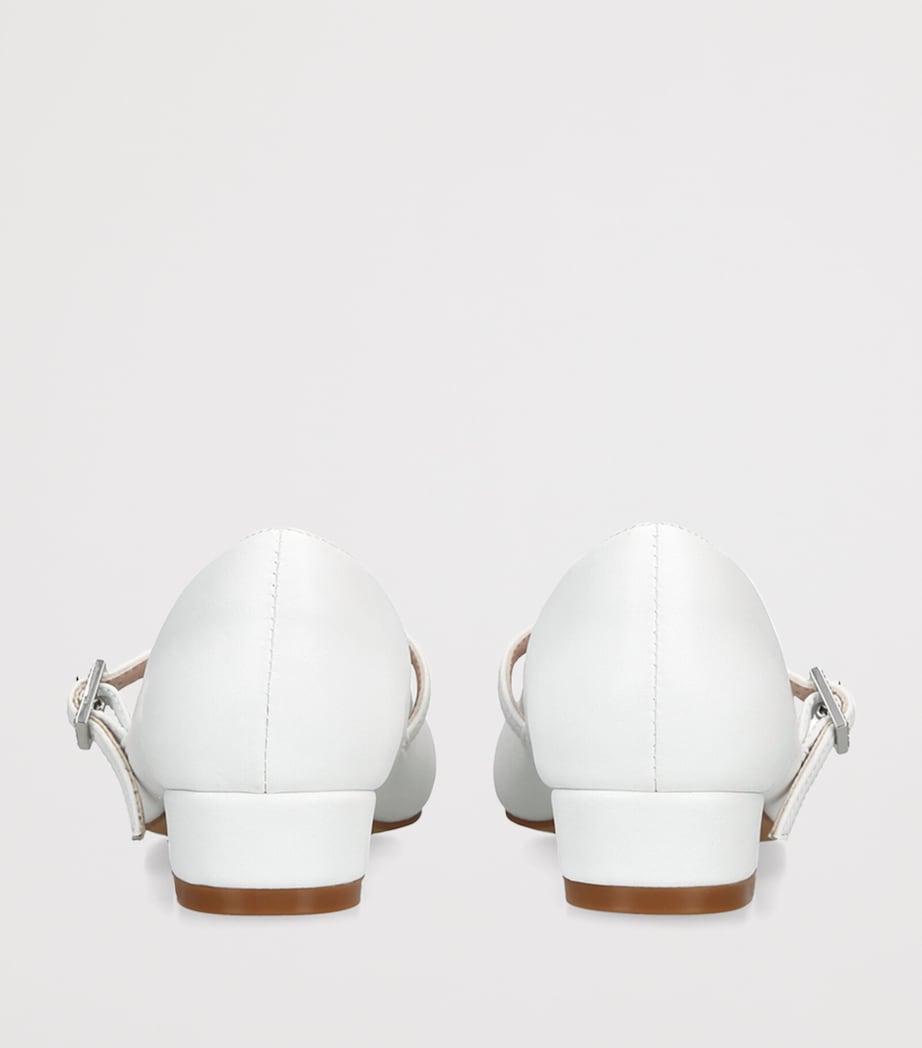 Aruna Seth Leather Lulu Pumps White Image 4