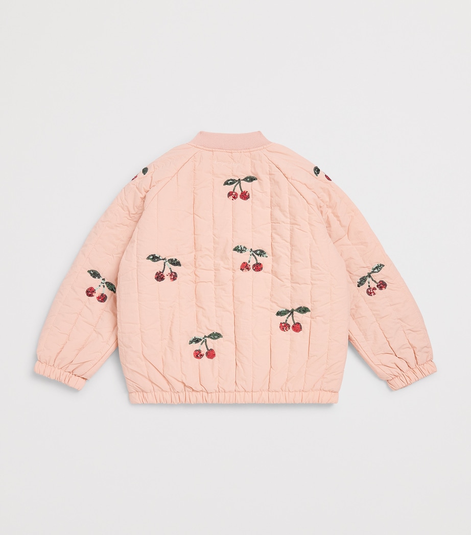 KONGES SLOJD Padded Sequin Juno Jacket (18 Months-10 Years) Cameo Rose Image 2