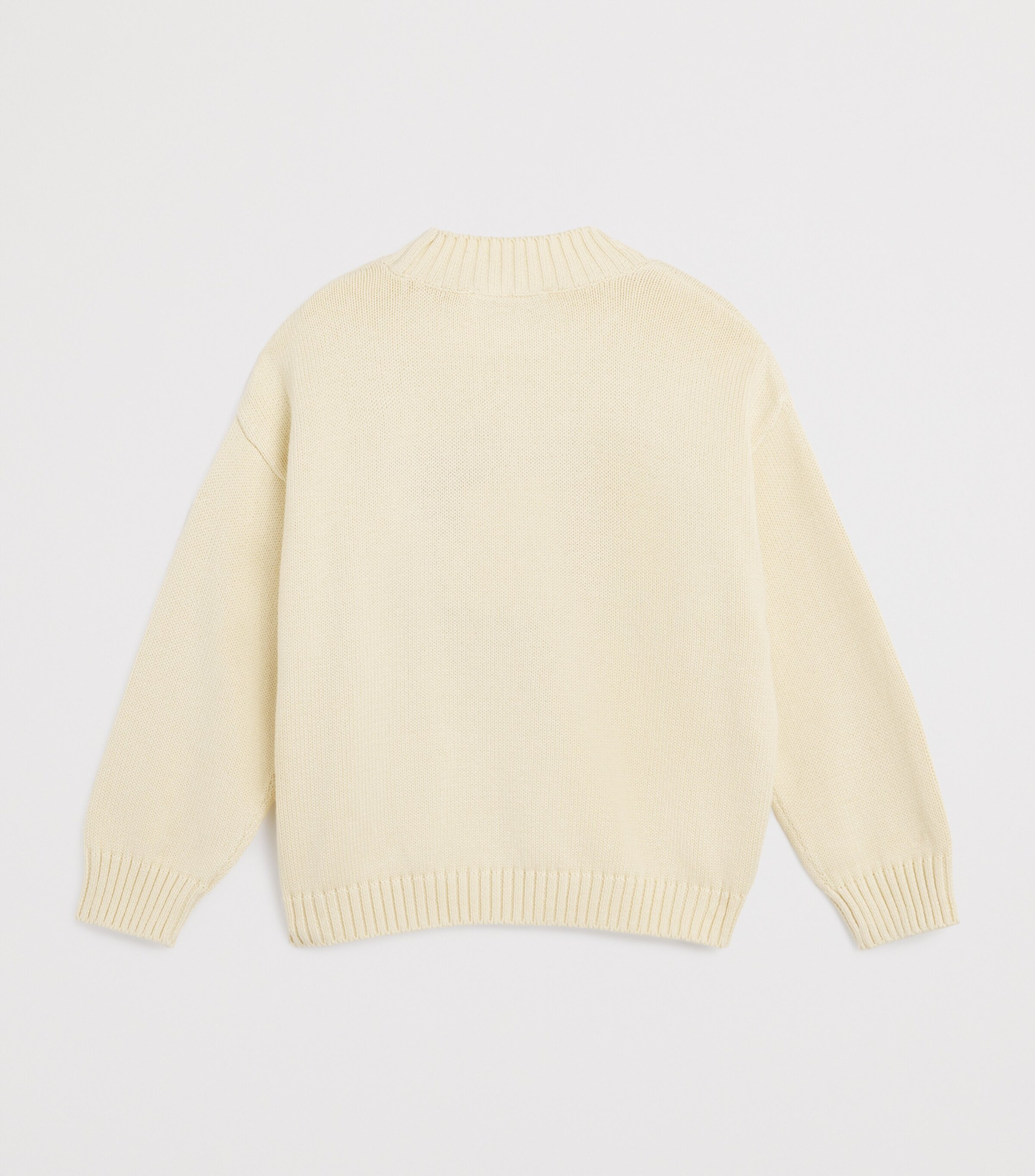 Bear Intarsia Sweater (3-11 Years) OFF-WHITE Image 2