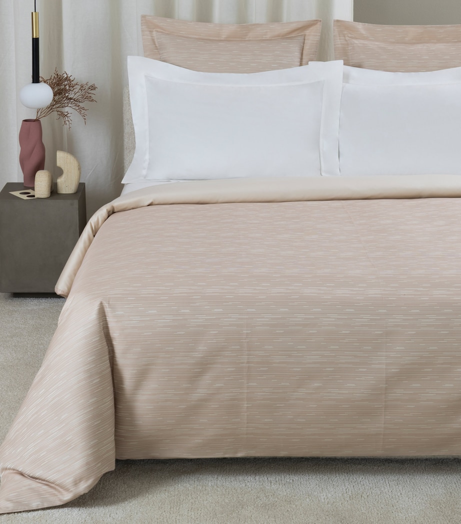 Frette Stardust Jacquard Queen Duvet Cover (240cm x 220cm) Vanilla/misty Image 2