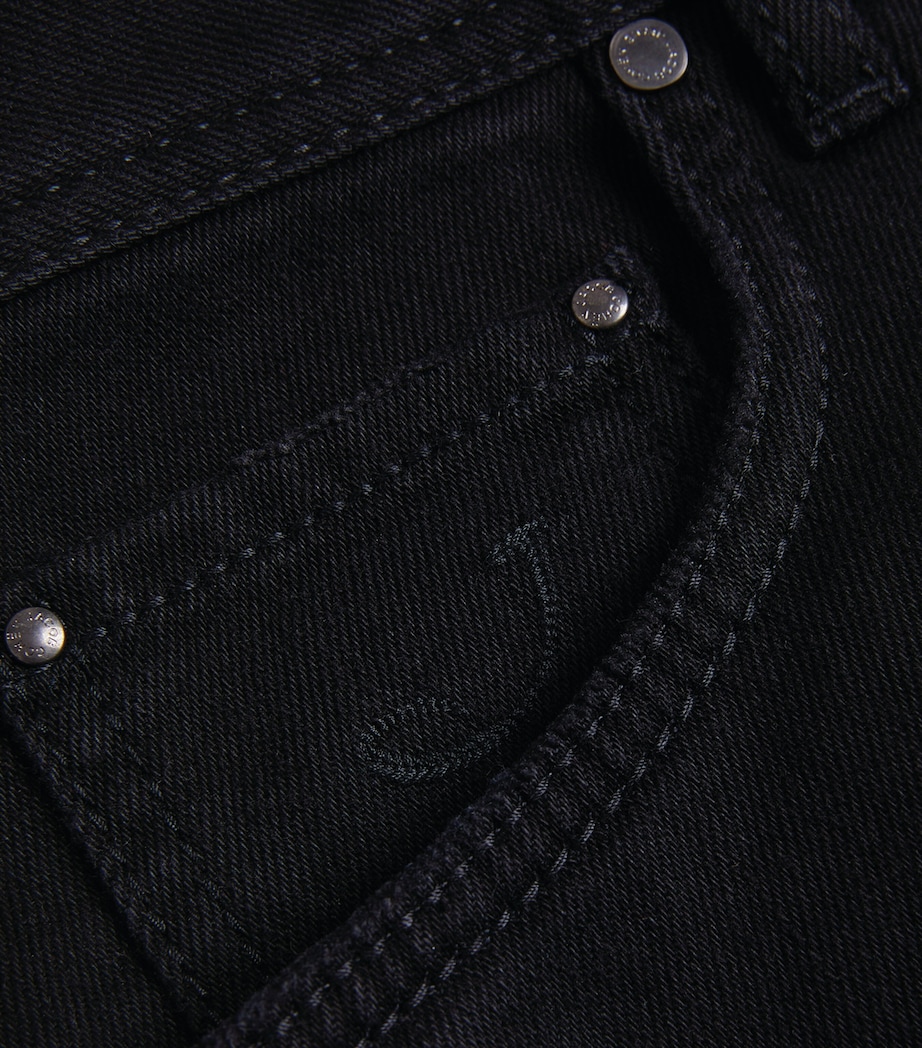 Straight Jeans 118D-BLACK Image 5