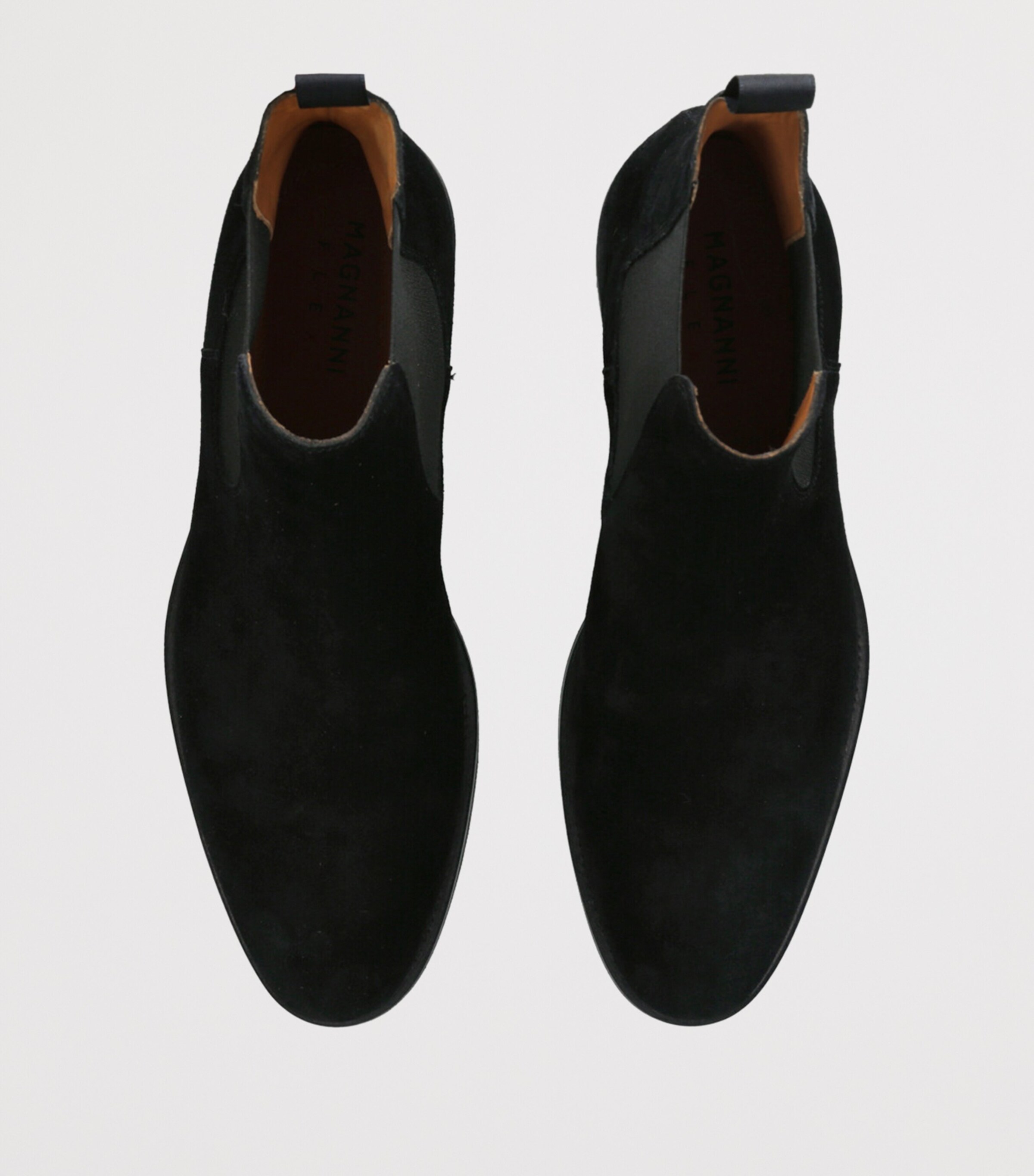 Magnanni Black Suede Lace Up Flex Boots Lanino Men main image 2