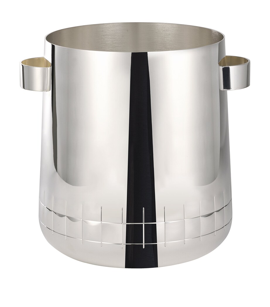 Silver-Plated Graphik Champagne Cooler SILVER Image 1