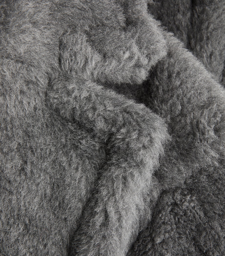 Teddy Bear Icon Coat MEDIUM GREY Image 5
