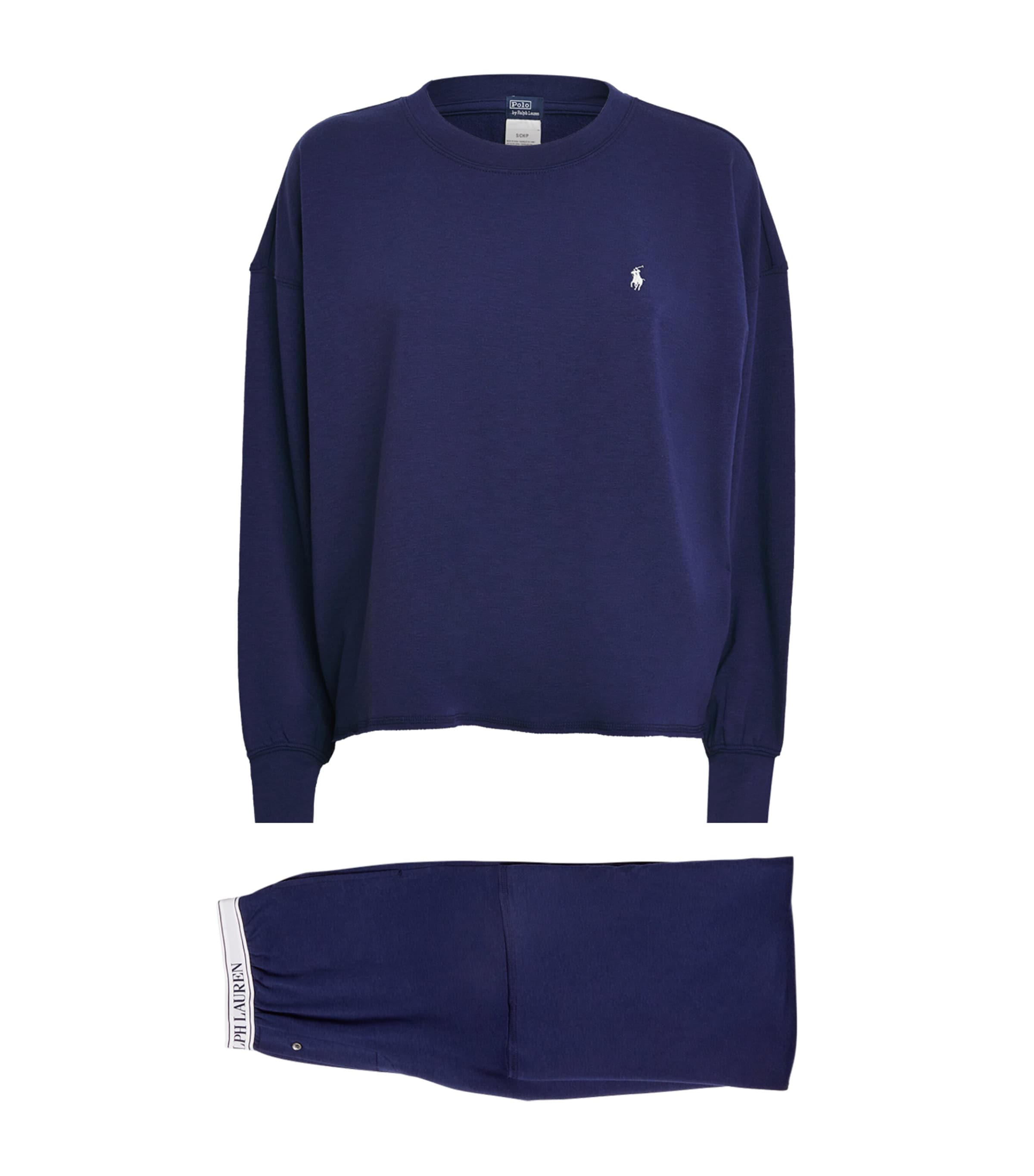 Polo Ralph Lauren Womens Polo Pony Pyjama Set Navy Image 1