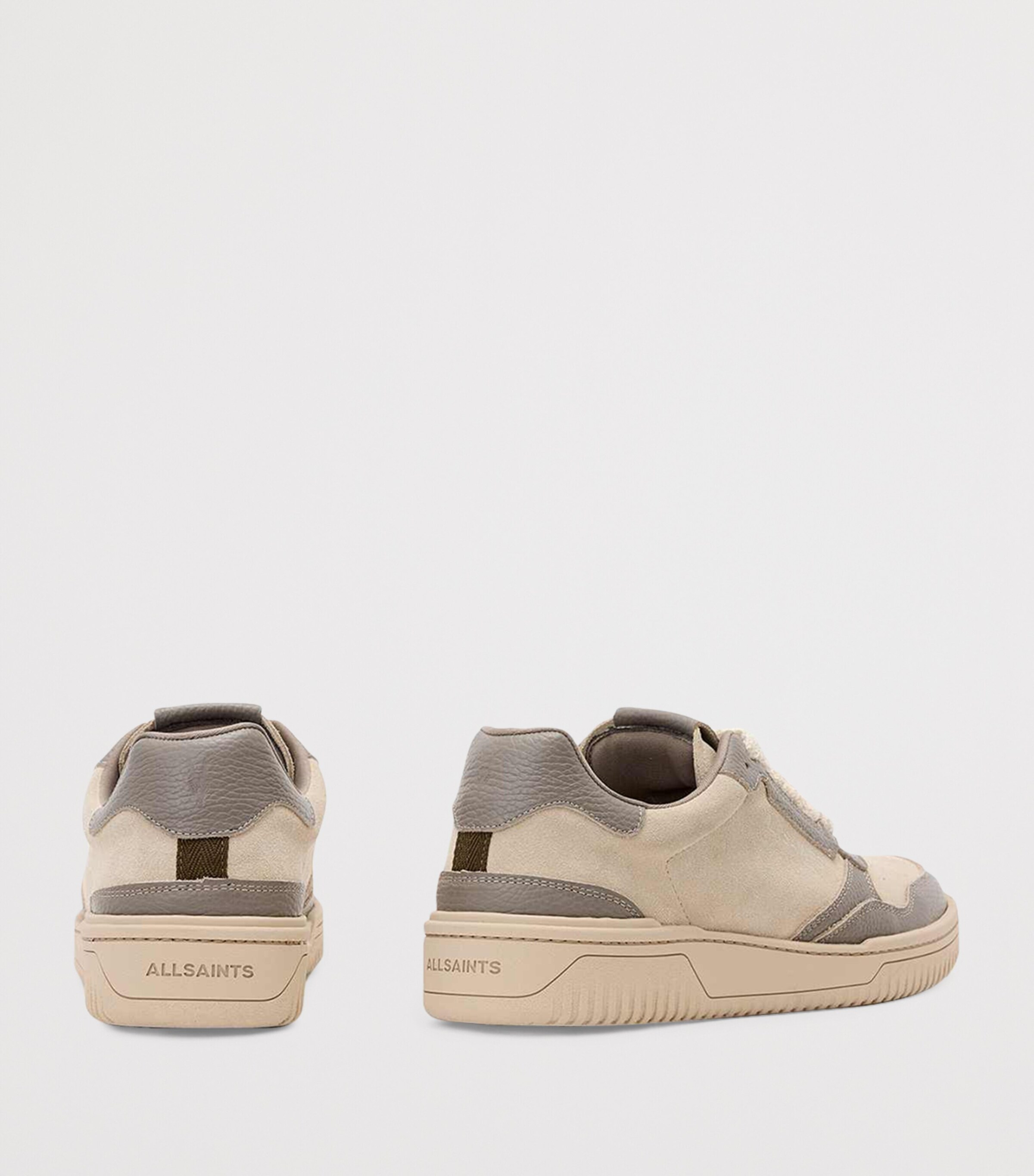 AllSaints Suede Regan Sneakers Grey/beige Image 4