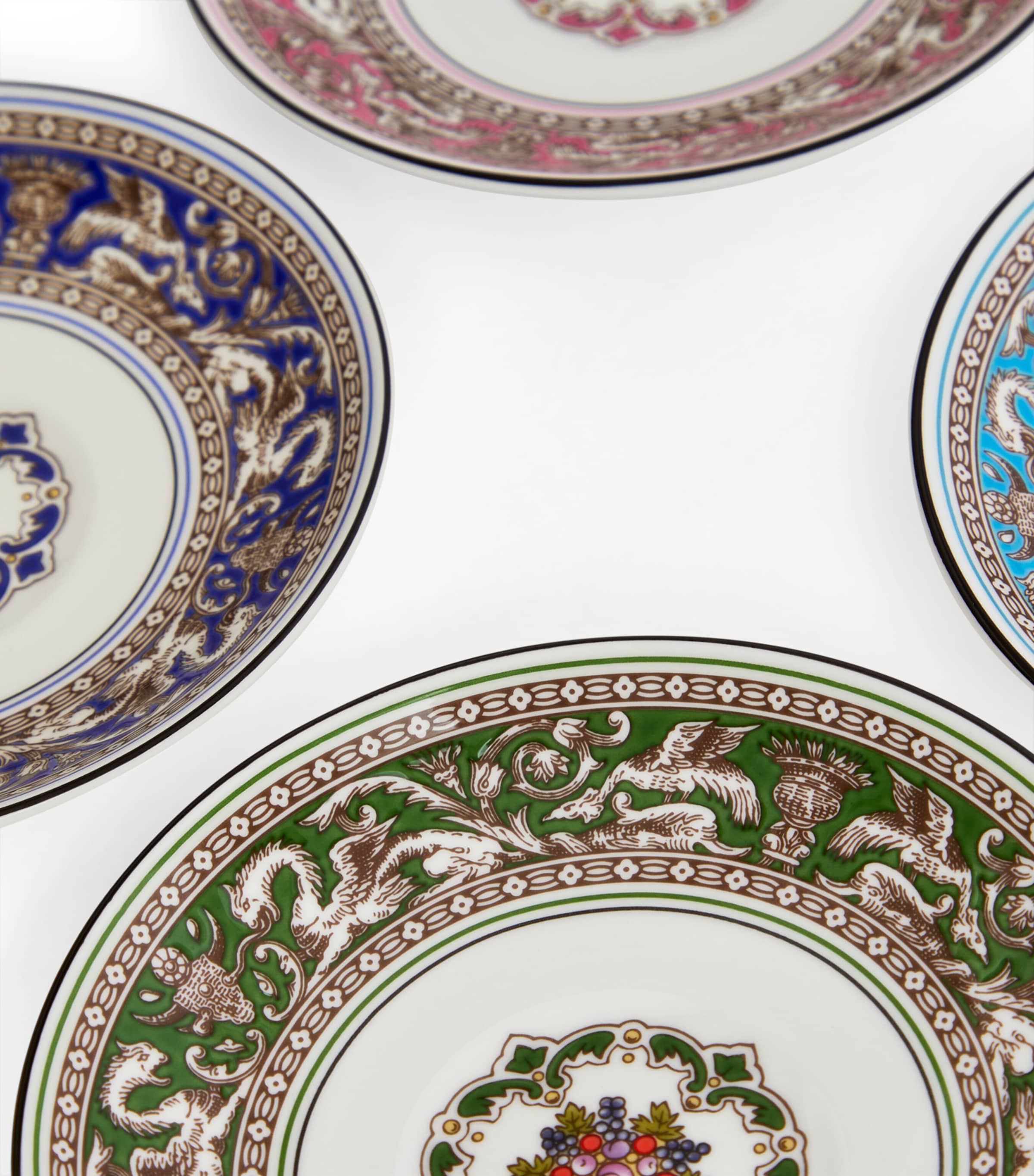 Wedgwood Set of 6 Florentine Teacups & Saucers Image 2