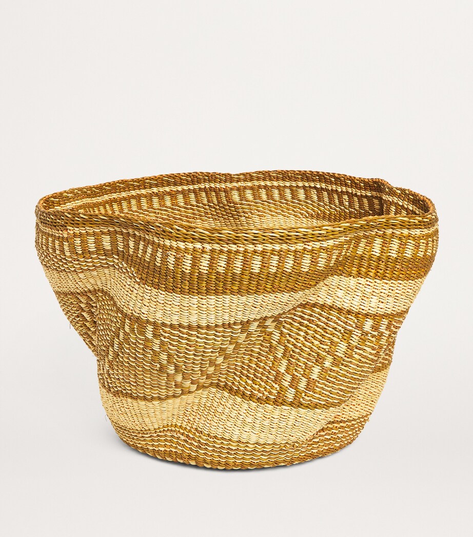 Mmaa Woven Wave Basket Brown/neutral Image 2