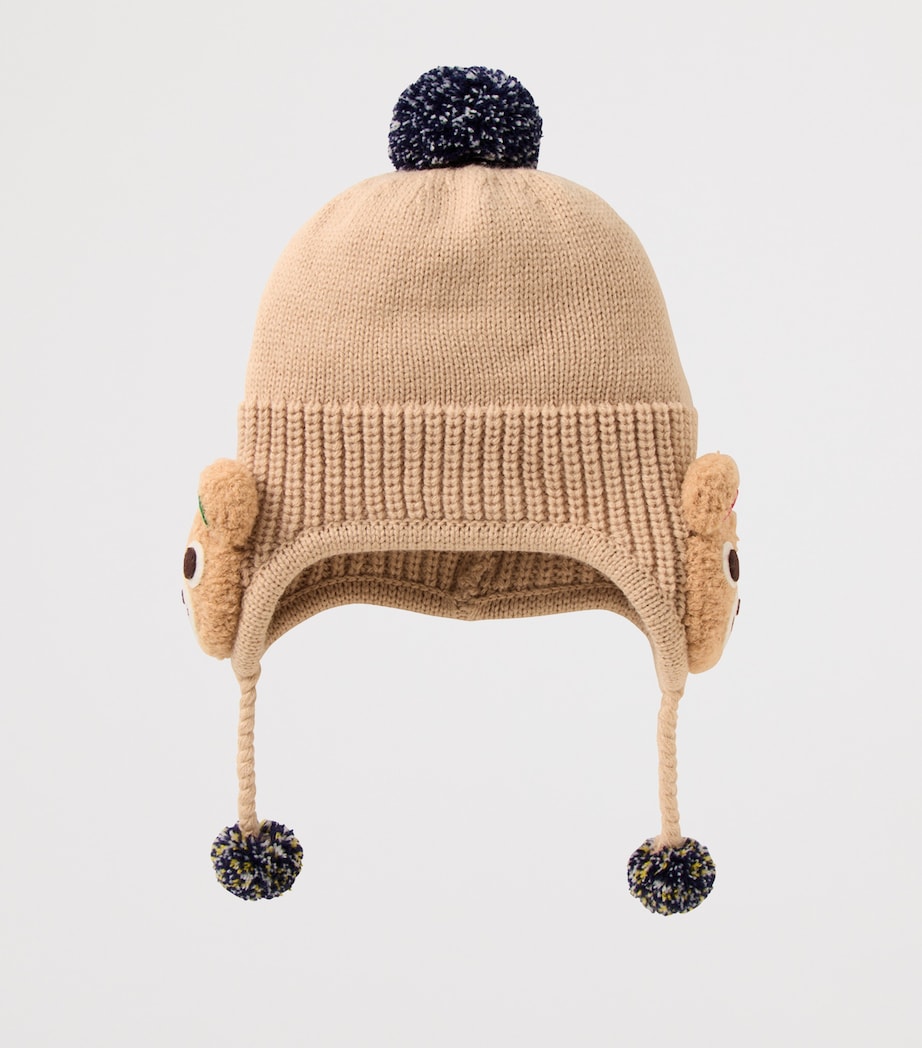 Miki House Knitted Bear Hat Image 3