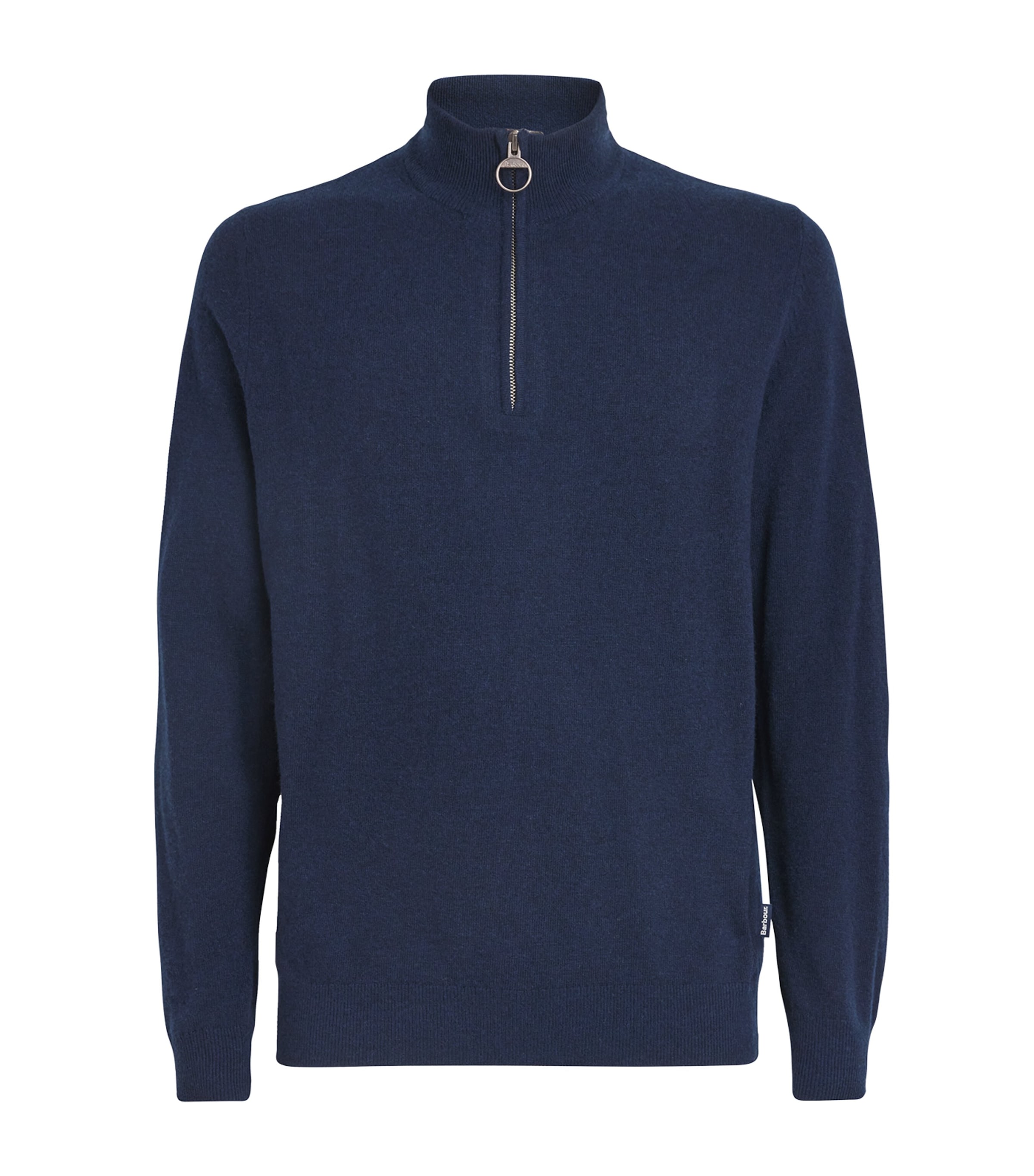 Shop Barbour Wool-cashmere Marlow Sweater In Navy