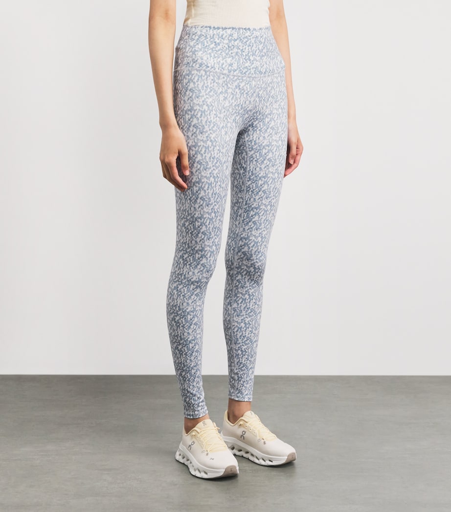 Varley Womens FreeSoft High-Rise Sports Leggings Ocean Flicker Image 4