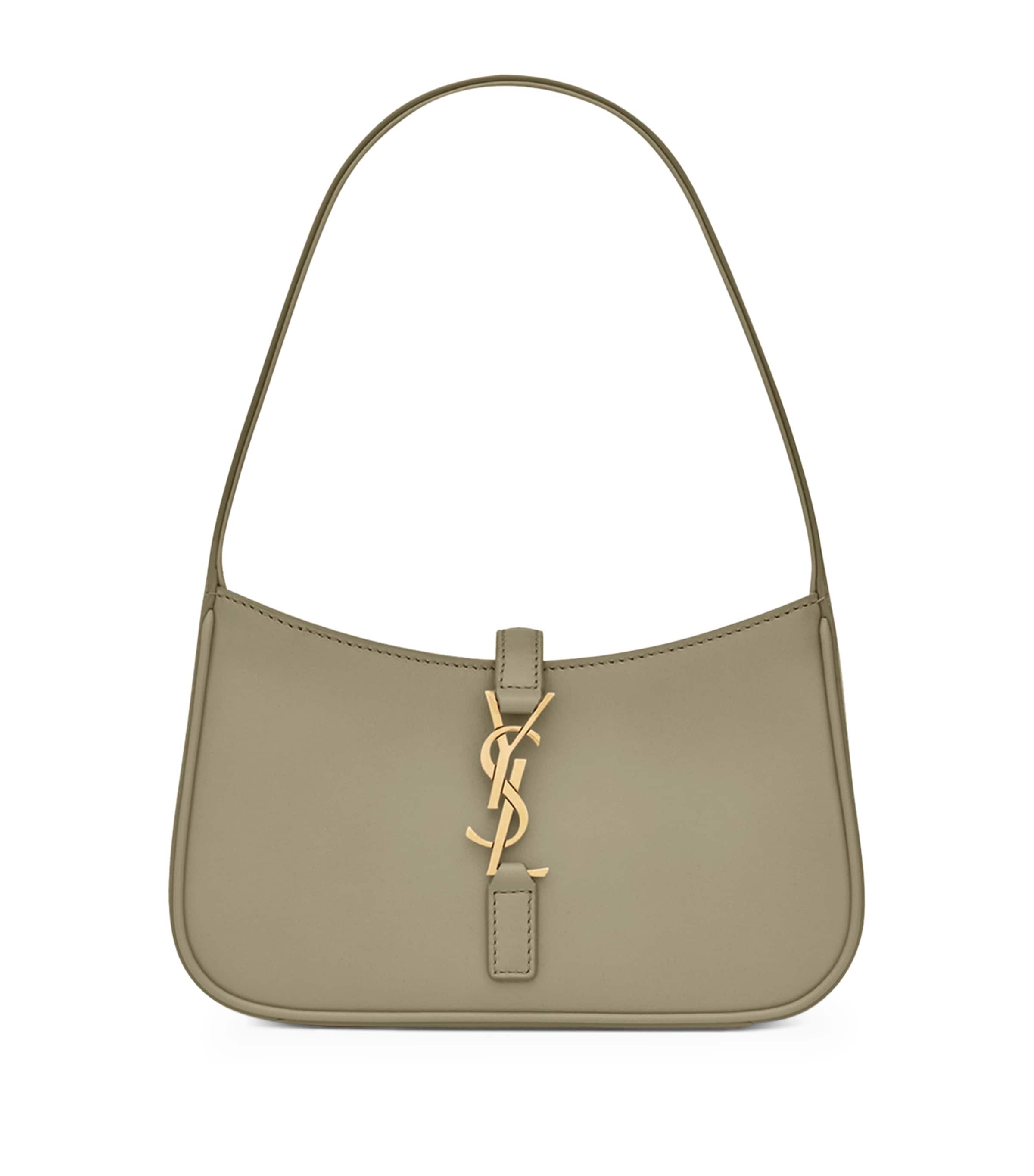 Saint Laurent Mini Le 5 À 7 Shoulder Bag In Green