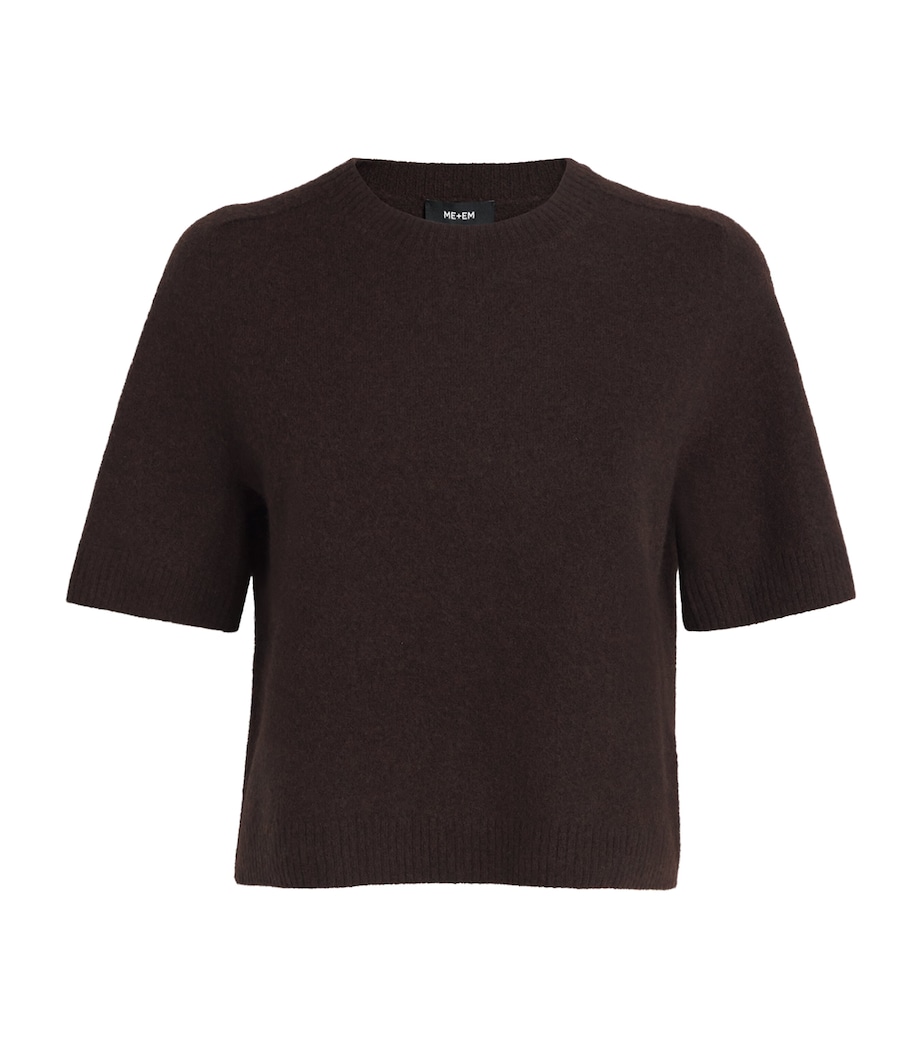 Felted Merino Wool T-Shirt CHOCOLATE M LANGE Image 1