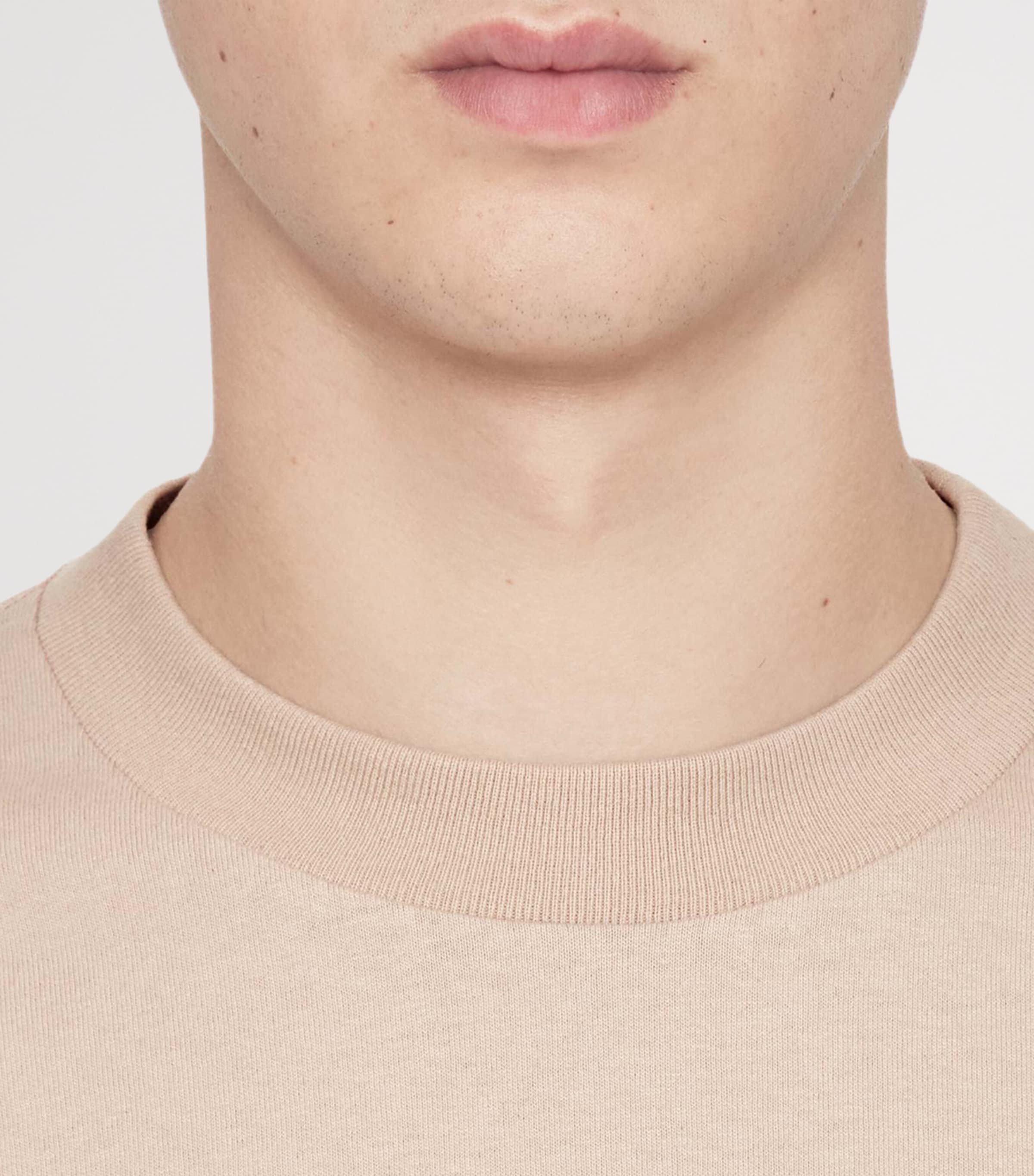 AllSaints Mens Underground Print T-Shirt Toasted Pink Image 5