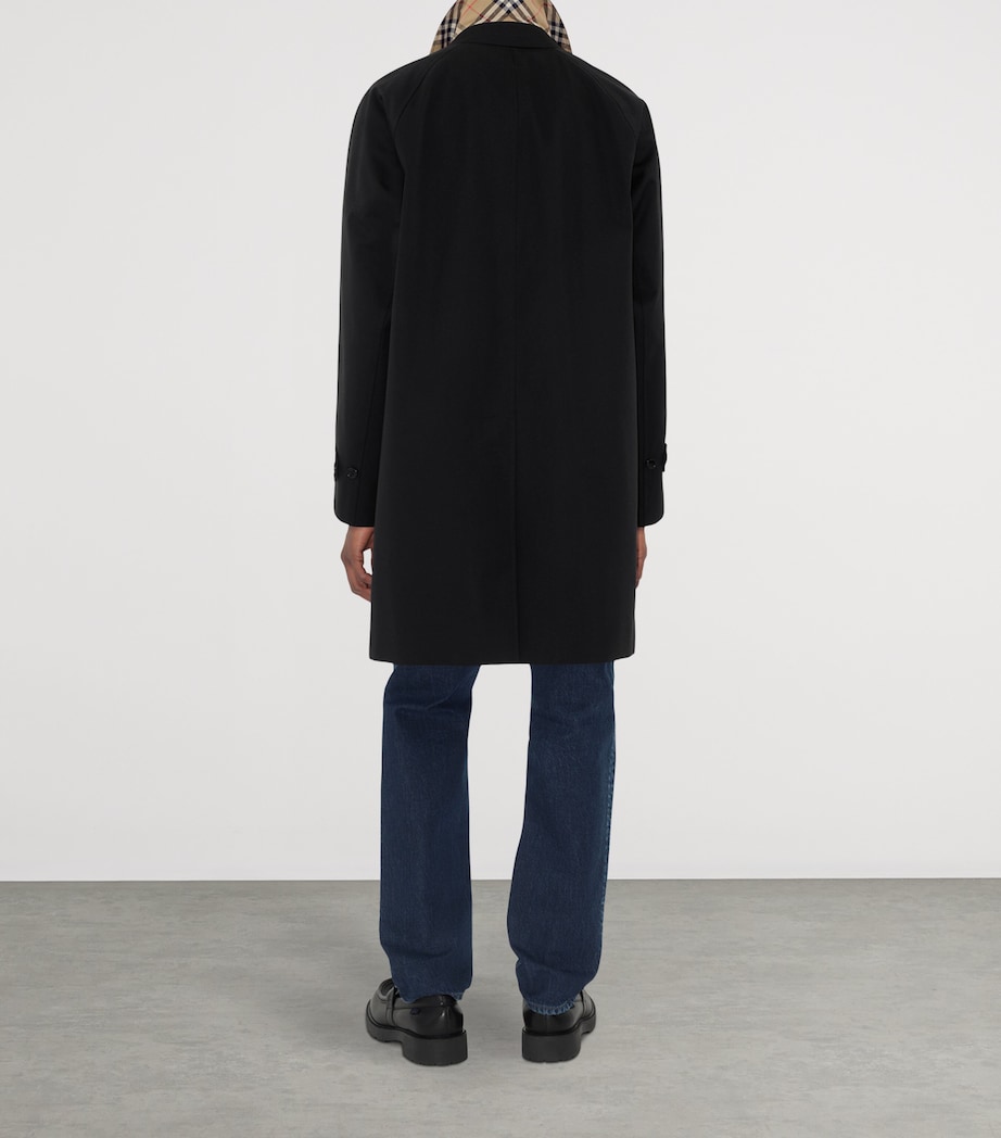 Mid-Length Camden Heritage Car Coat BLACK Image 4