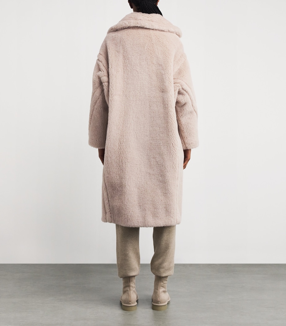 Alpaca-Wool-Silk Teddy Bear Coat BEIGE Image 4