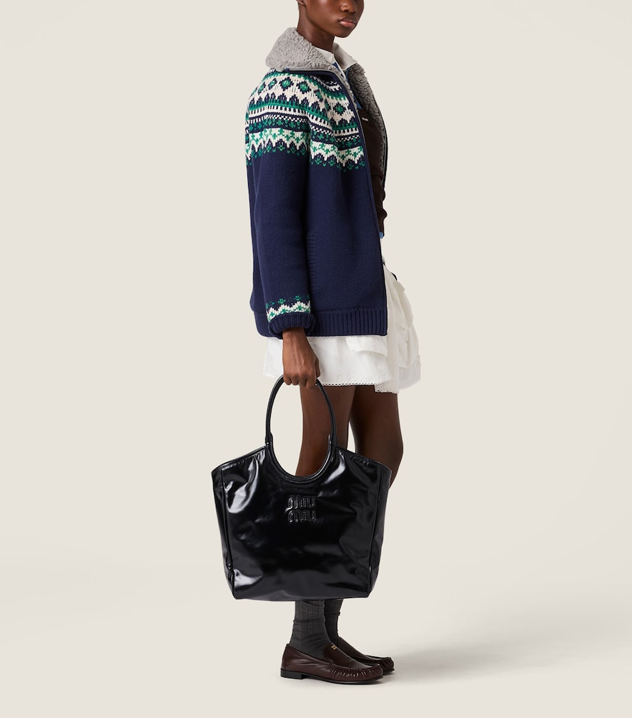 Leather Ivy Top-Handle Bag F0002 Image 2