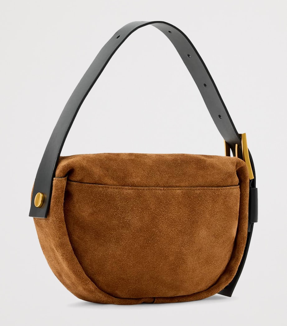 Mini Suede Noemie Shoulder Bag TOBACCO BROWN Image 4
