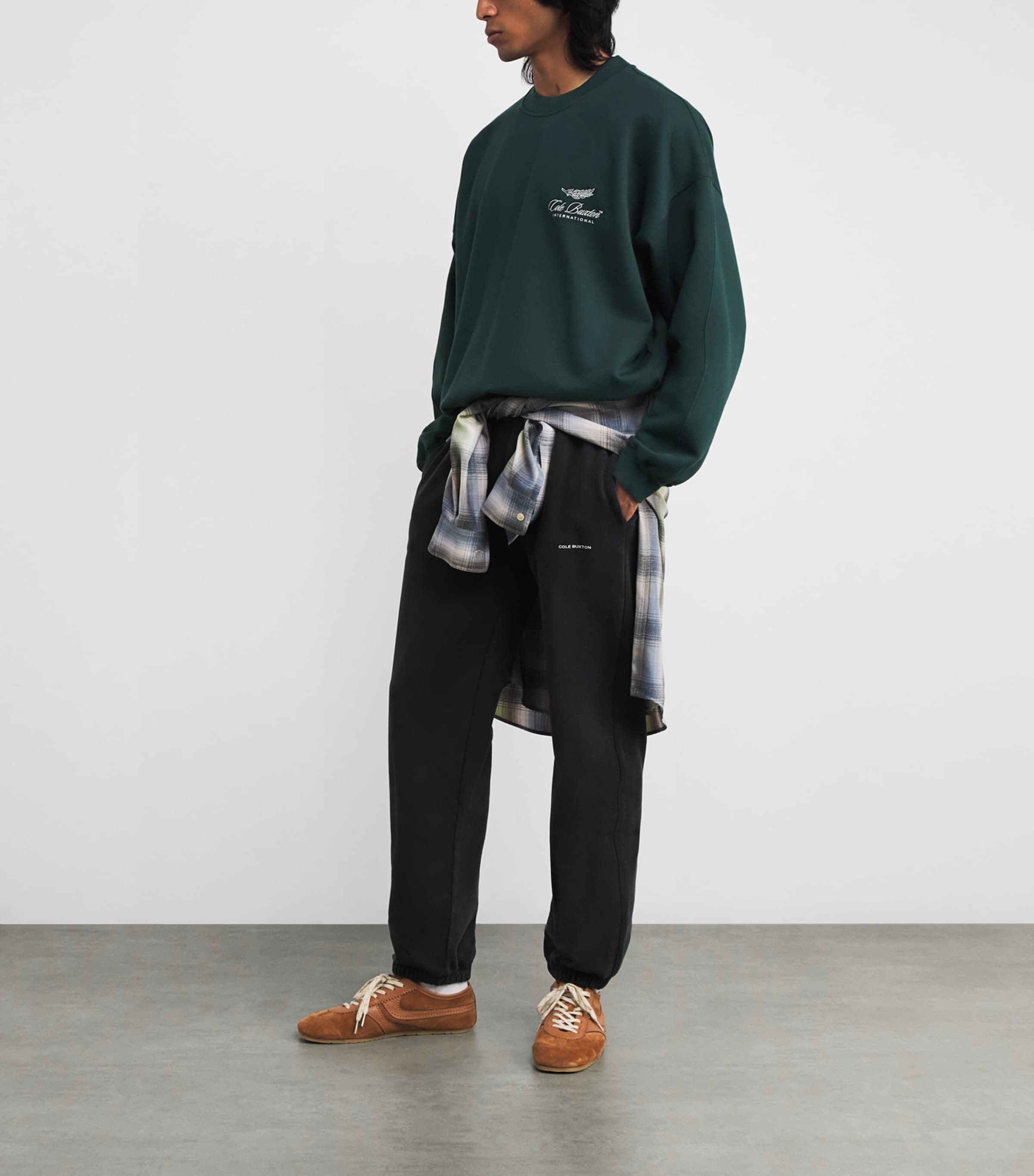 Cotton Logo Sweatshirt FOREST GREEN 610 Image 2