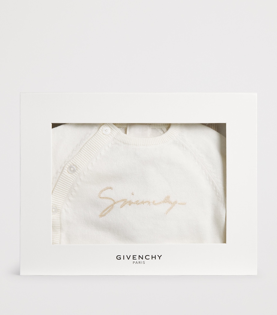 Cotton-Cashmere 3-Piece Set (1-12 Months) OFFWHITE Image 3