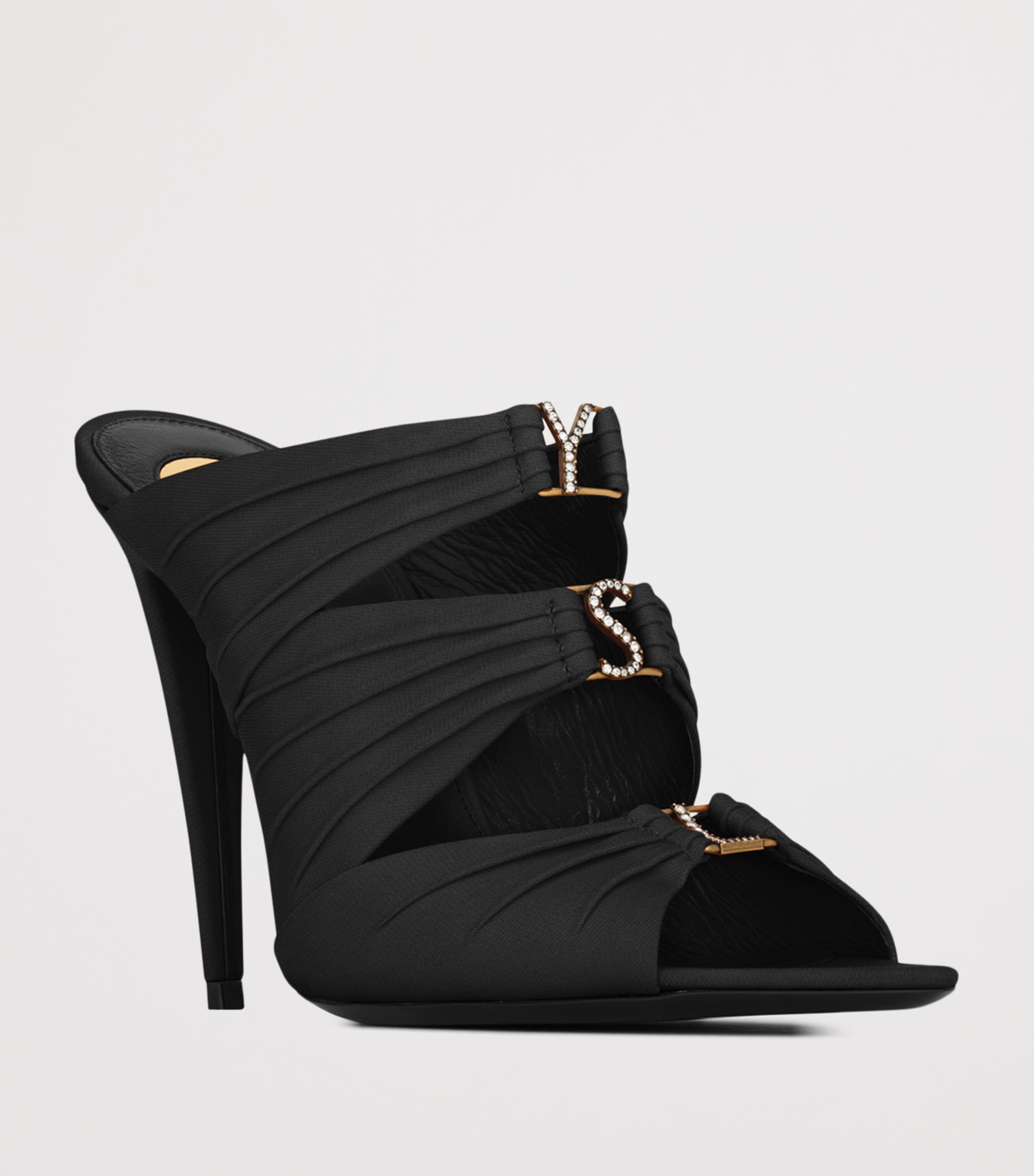 Satin Crepe Emilie Mules 110 1097 Image 3