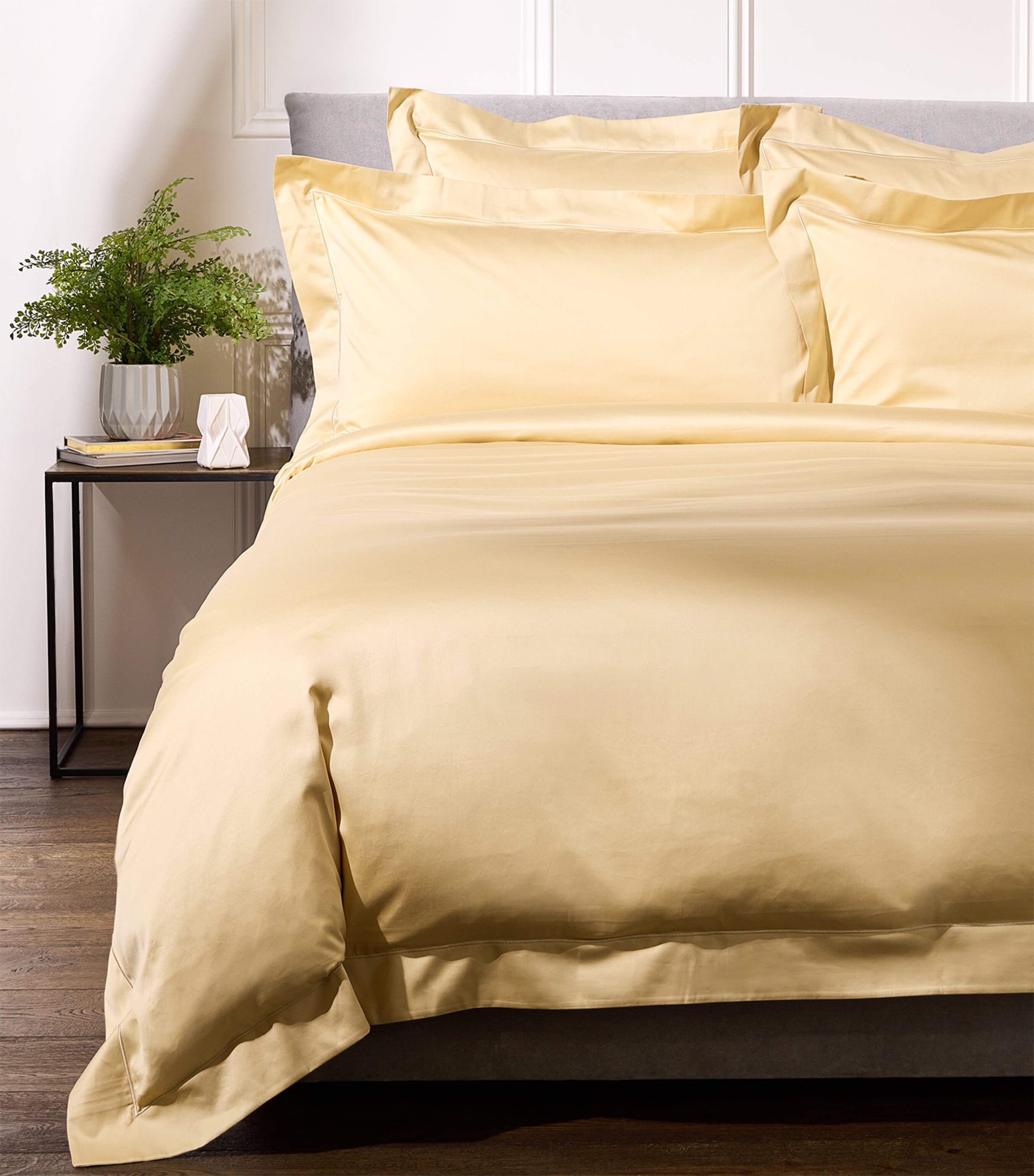 Shop Celso De Lemos Bourdon Square Pillowcase In Neutral