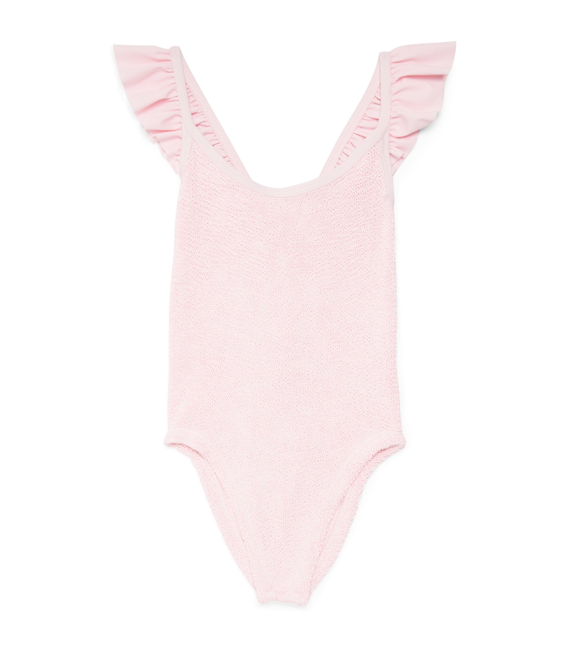 Hunza G Kids Charlie Swimsuit (7-12 Years) Bal Pnk/bal Pnk Image 1