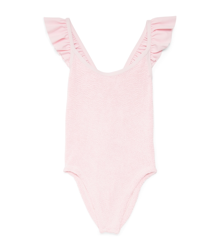 Hunza G Kids Charlie Swimsuit (7-12 Years) Bal Pnk/bal Pnk Image 1