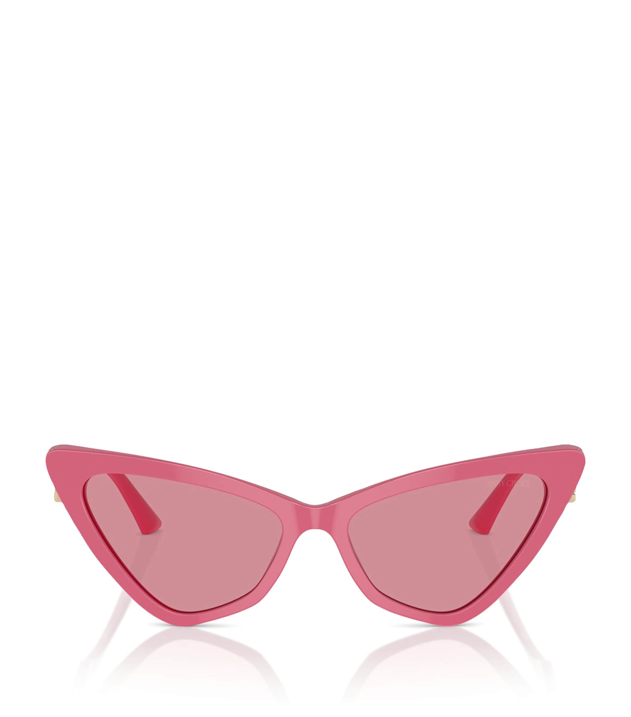 Jimmy Choo Womens Pink Jc5008 Cat-eye Acetate Sunglasses In Pink