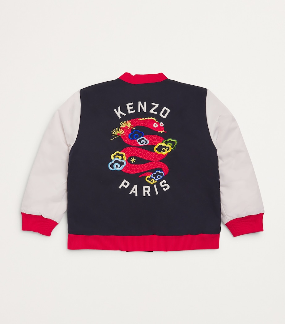 Baseball Jacket Girls Kenzo Coat Buy Berry Red Varsity Embroidered