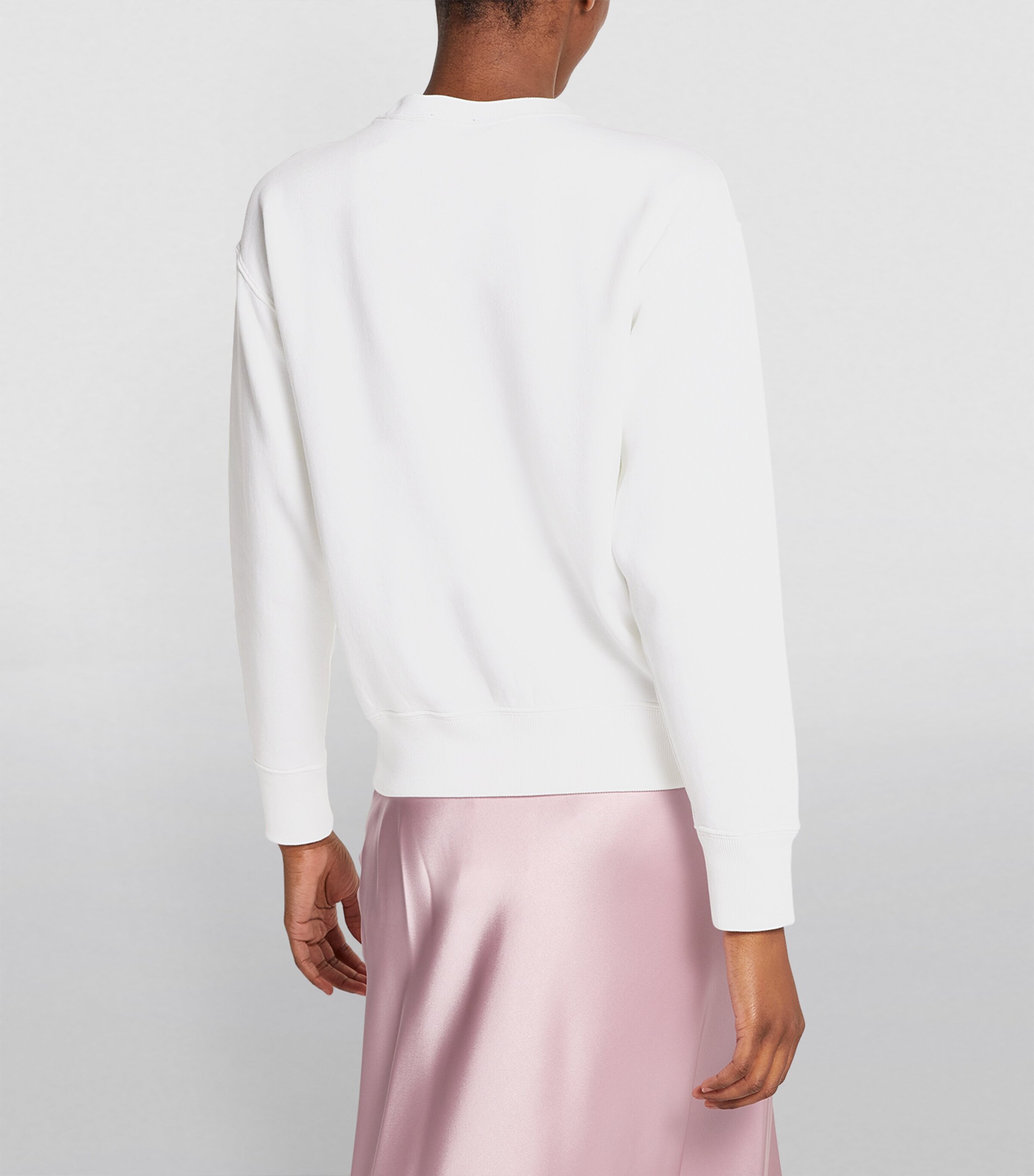 Polo Ralph Lauren Womens Polo Crew Neck Sweatshirt White Image 4