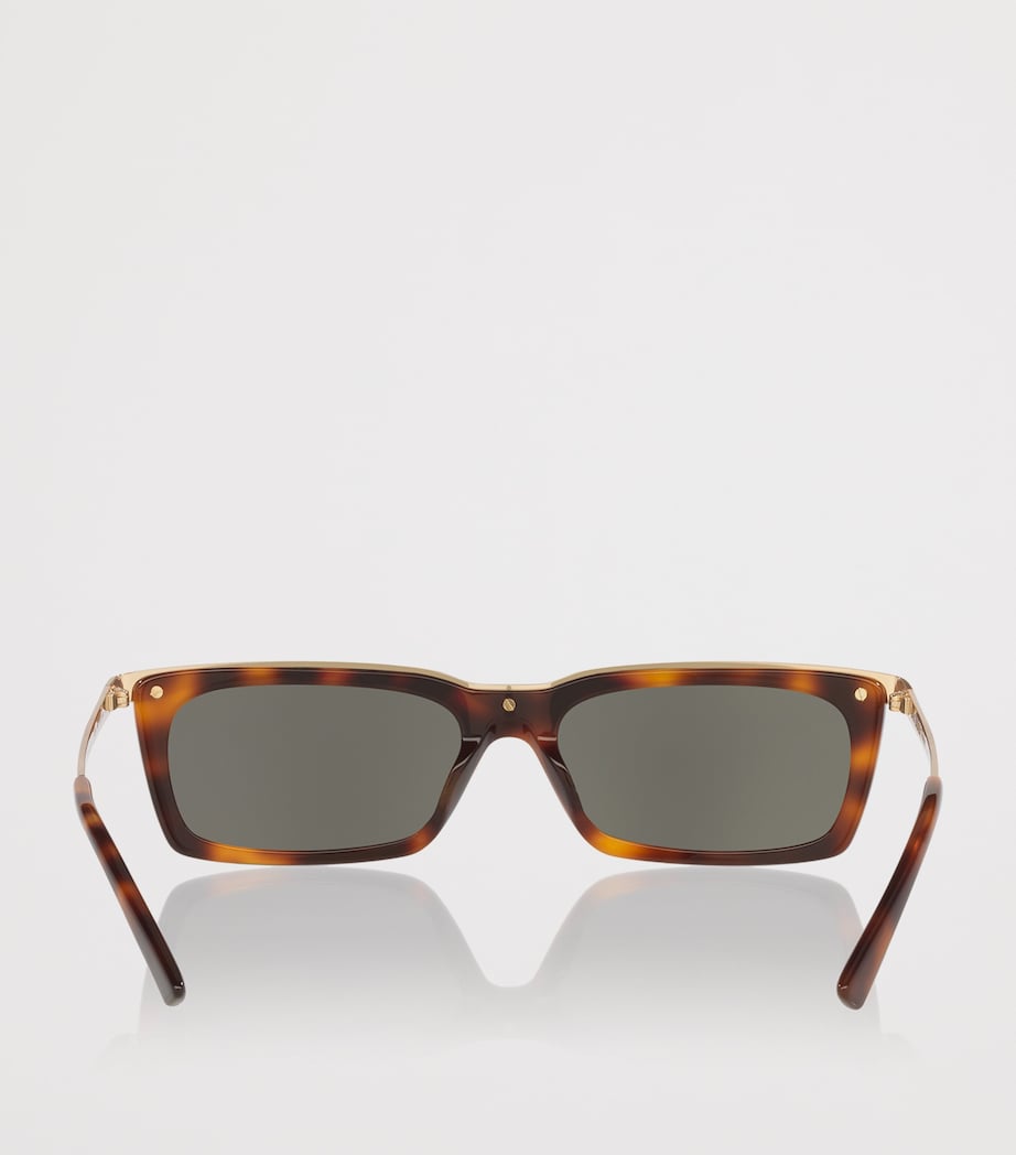 Saint Laurent Acetate Rectangle Sunglasses Image 4