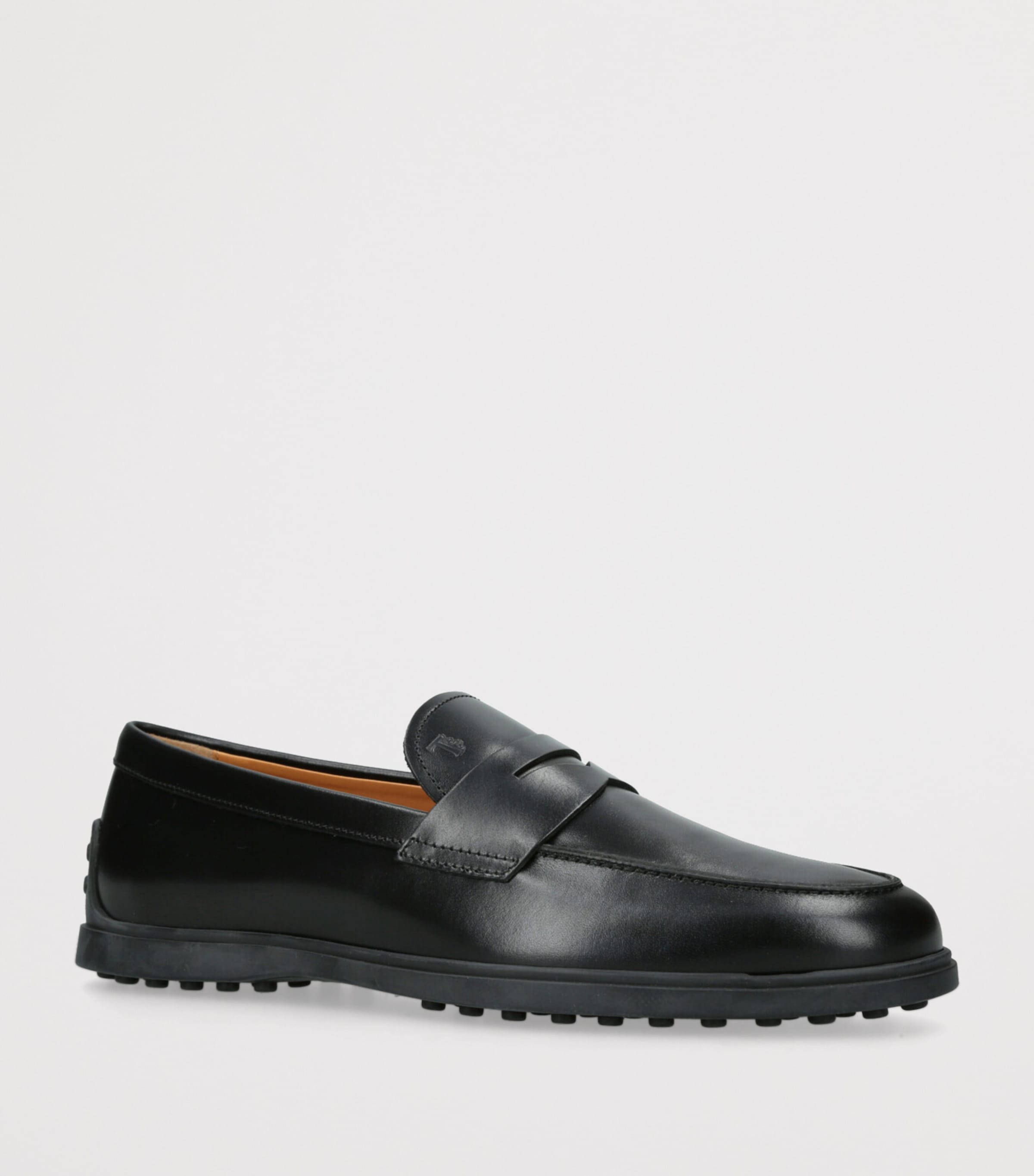 Leather Gomma Loafers BLACK Image 3