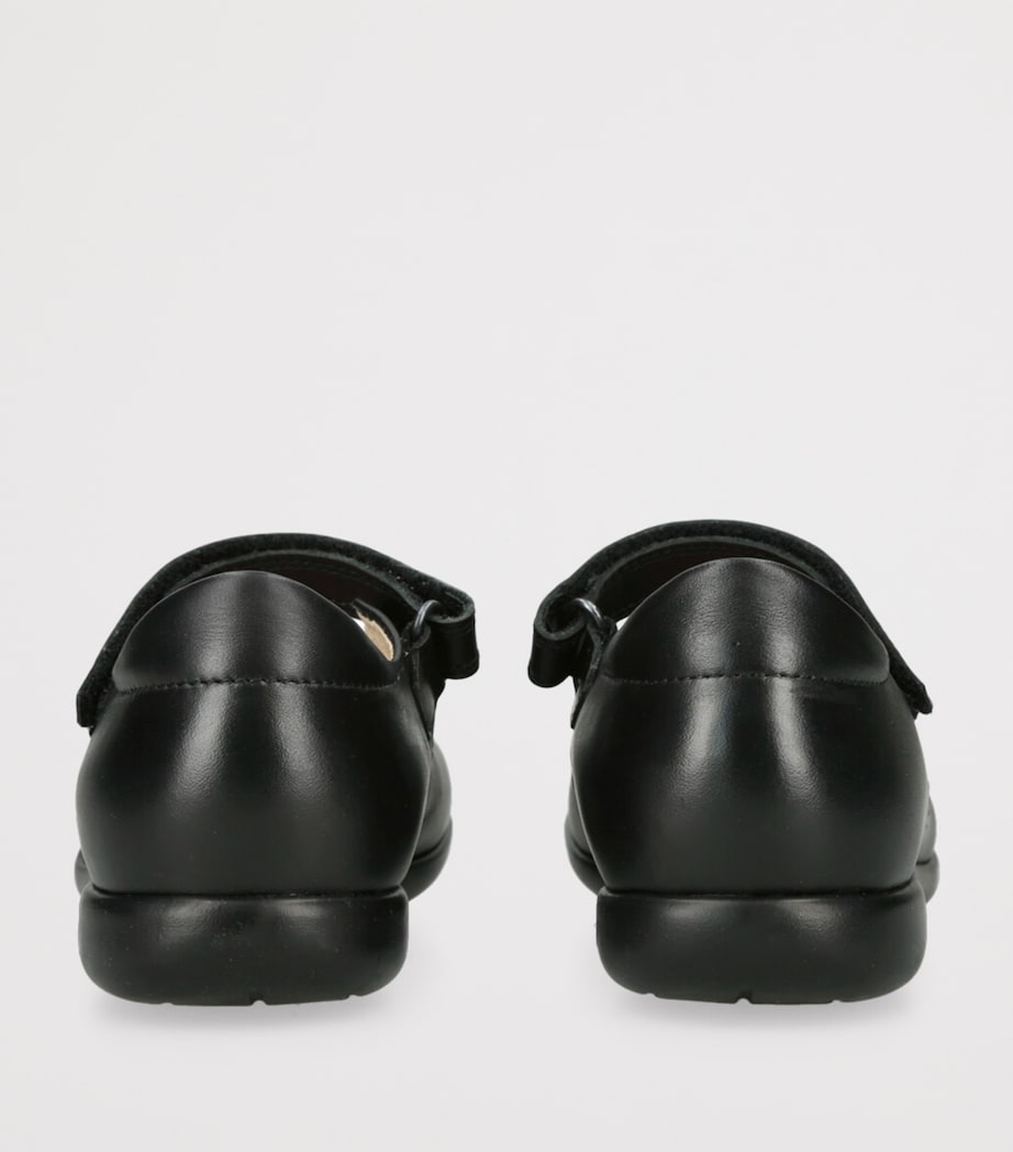 Leather Emily School Shoes BLACK Image 2