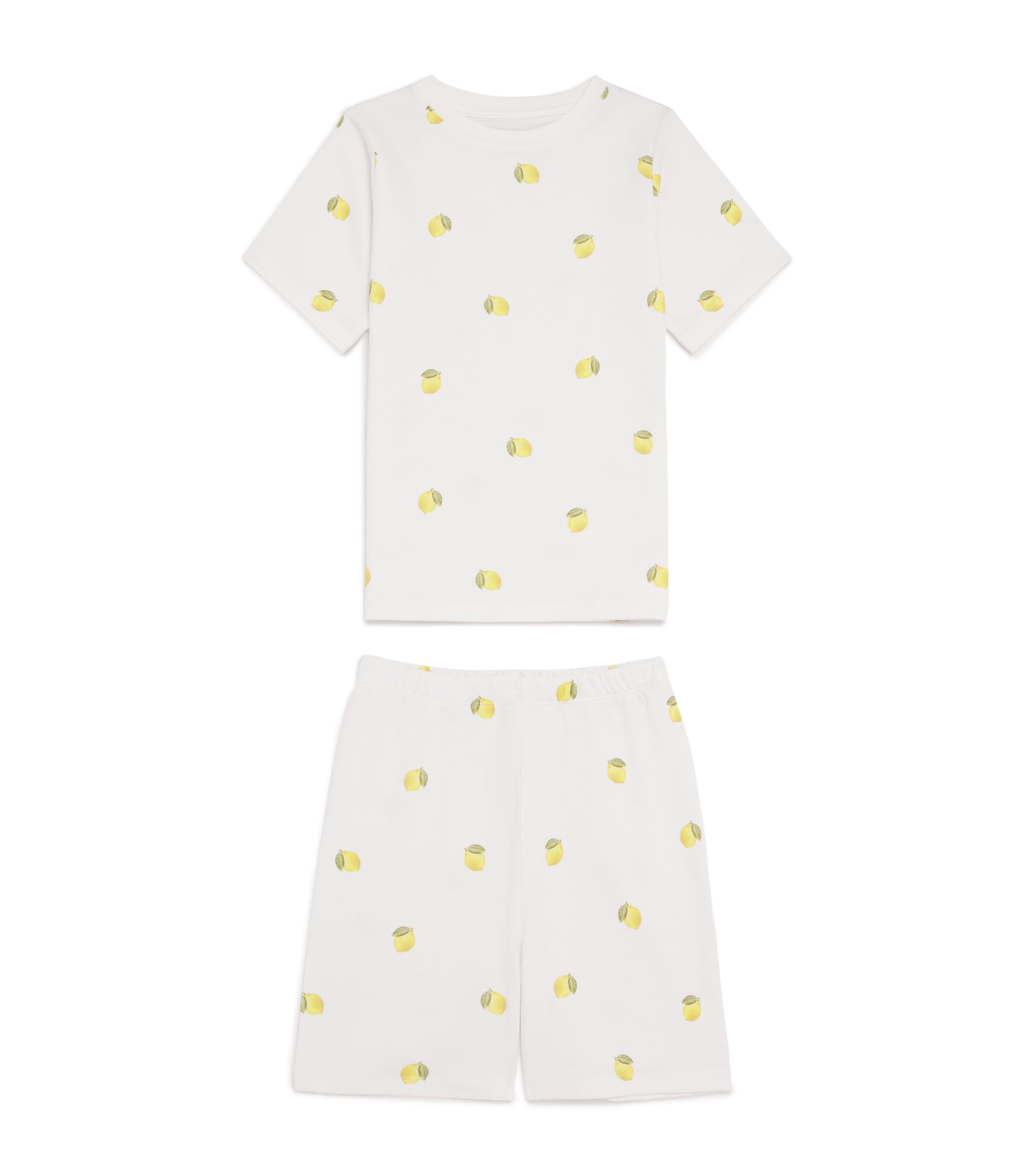 Rosa & Blue Cotton Lemon Print Pyjama Set (8-9 Years) Lemon Image 1