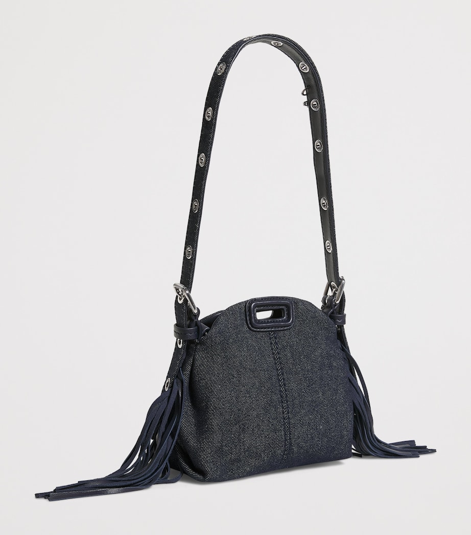 Micro Denim Miss M Shoulder Bag NAVY Image 3