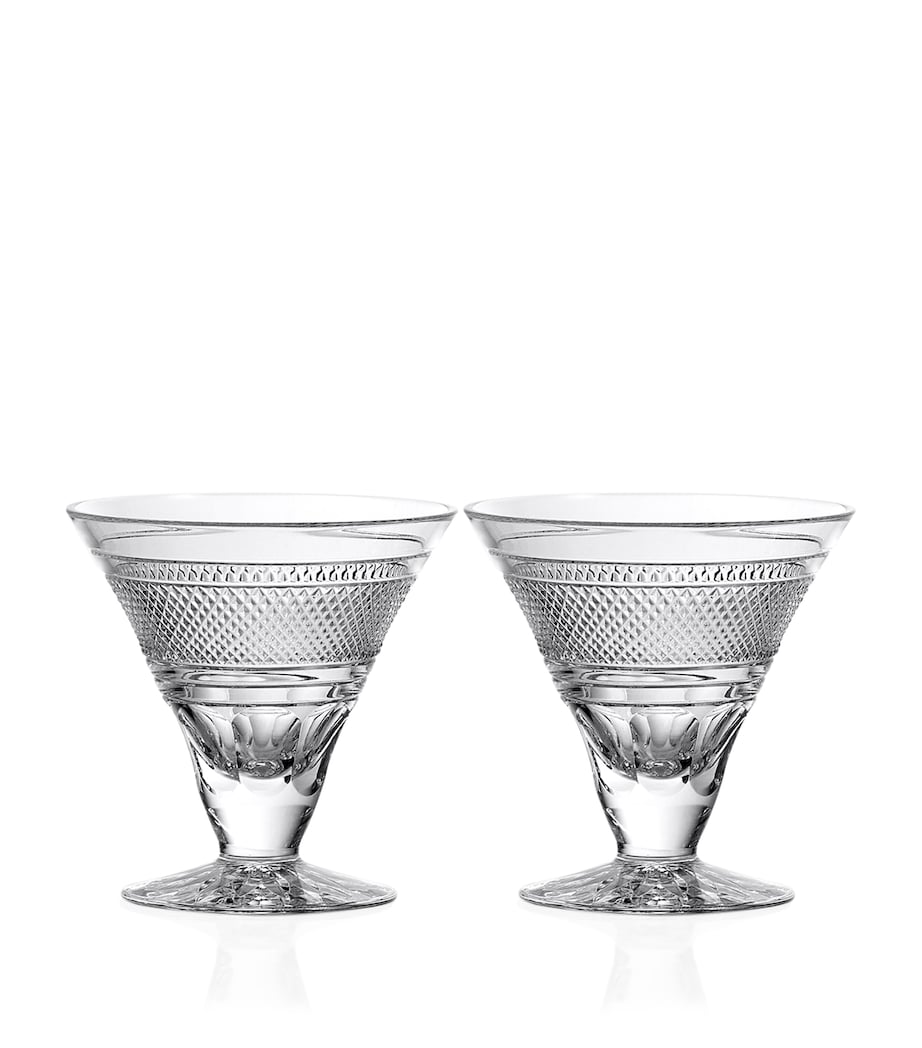 Set of 2 Mastercraft Heritage Rossmore Dessert Bowls CLEAR Image 1