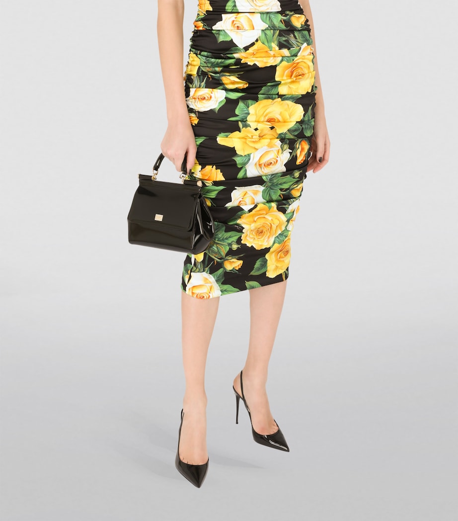 Medium Sicily Top-Handle Bag 80999-BLACK Image 2