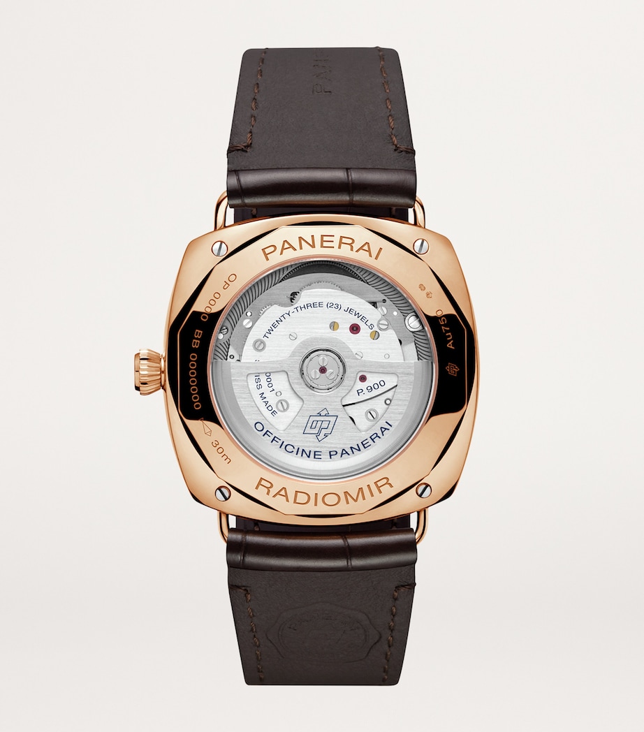 Rose Gold Radiomir Quaranta Watch 40mm WHITE Image 2