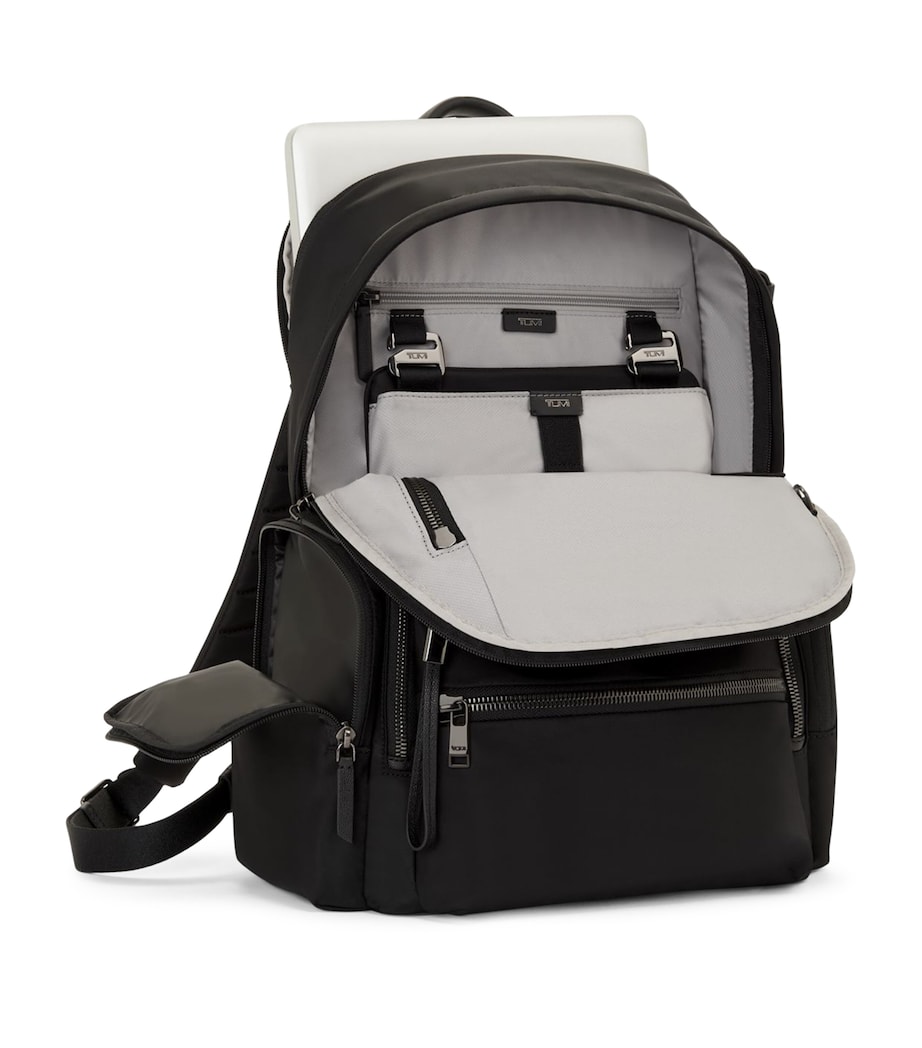 Nylon Voyageur Celina Backpack BLACK GUNMETAL T522 Image 2