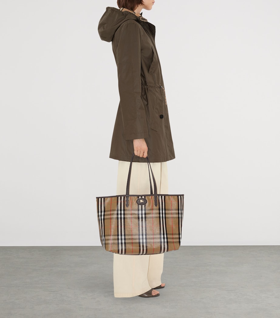 Medium Canvas Highlands Tote Bag SAND Image 3