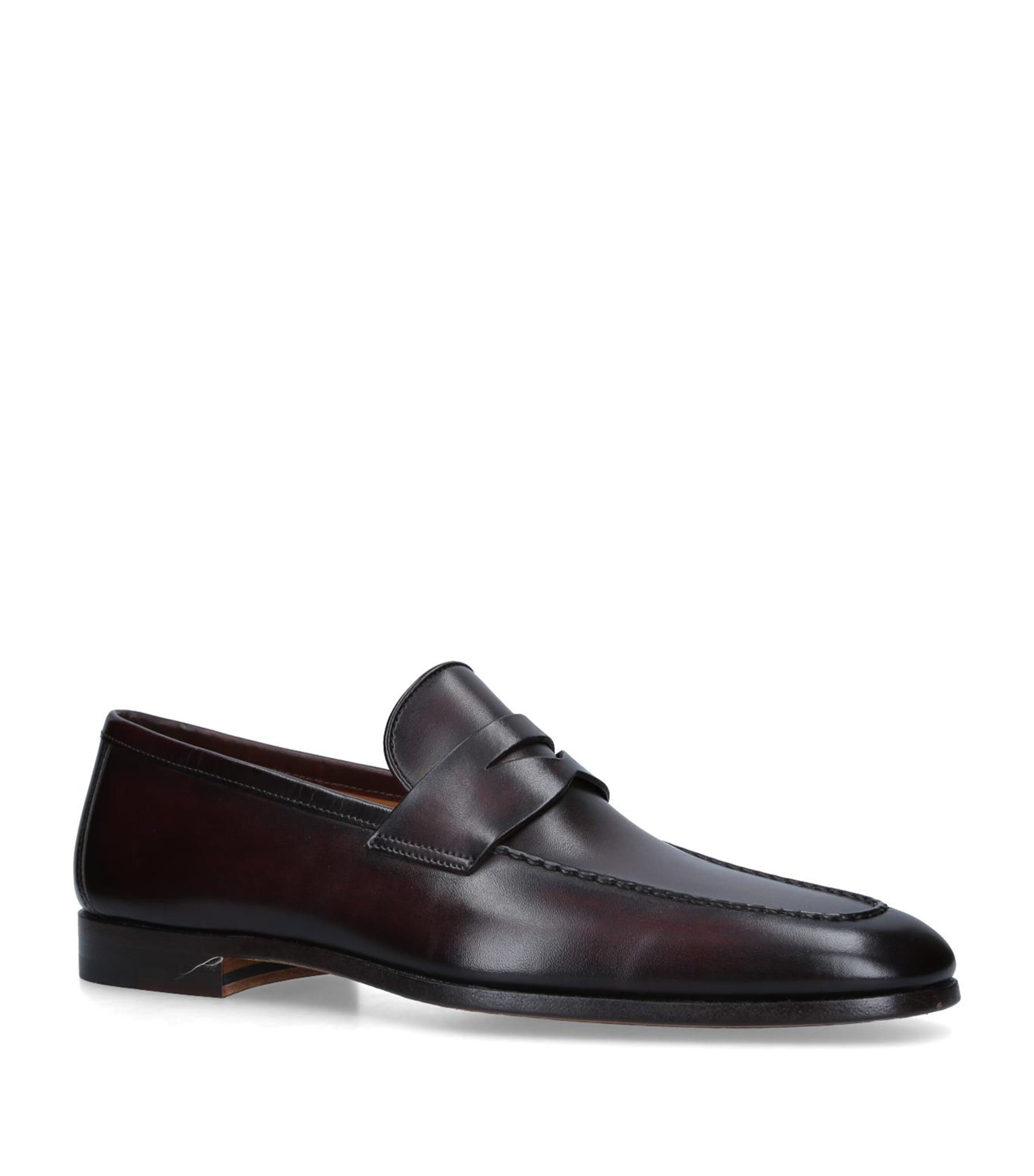 Leather Delos Dress Loafers MID BROWN Image 3